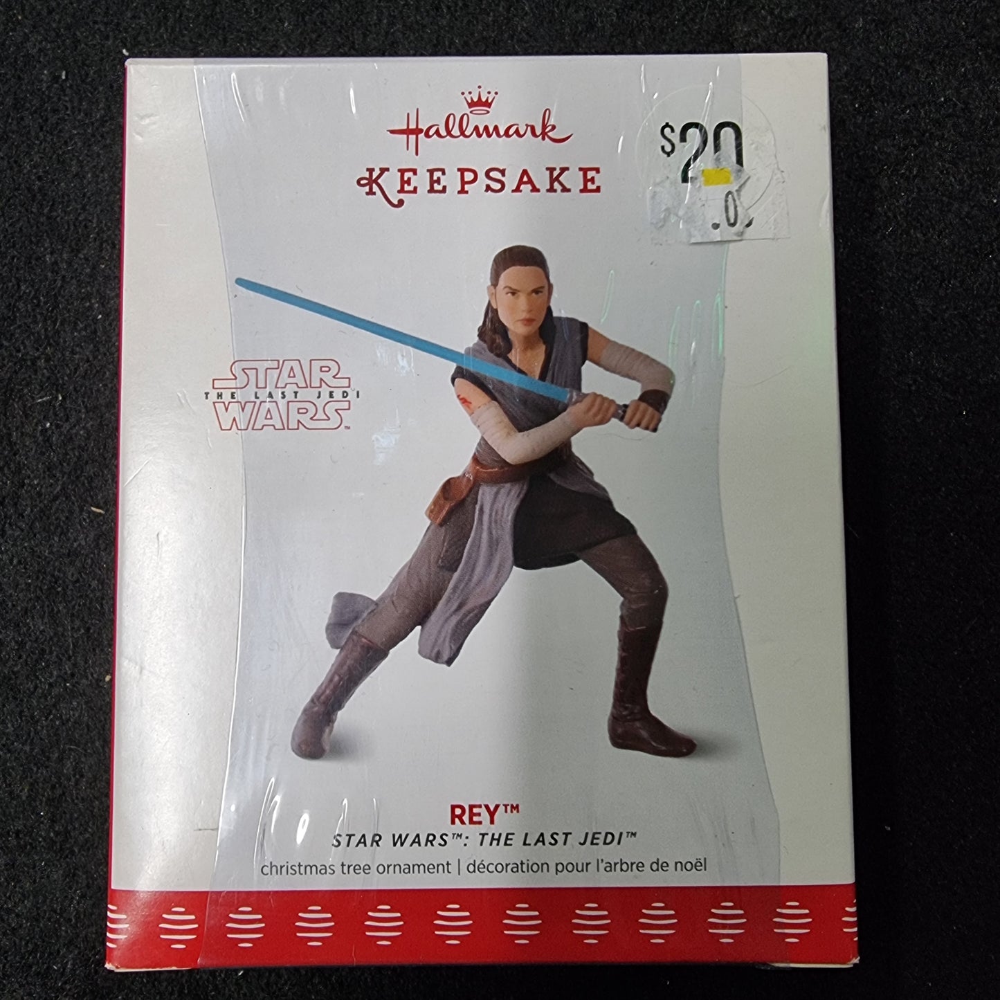 Hallmark Keepsake Ornament Star Wars: The Last Jedi - REY - 2017 Christmas - MIB