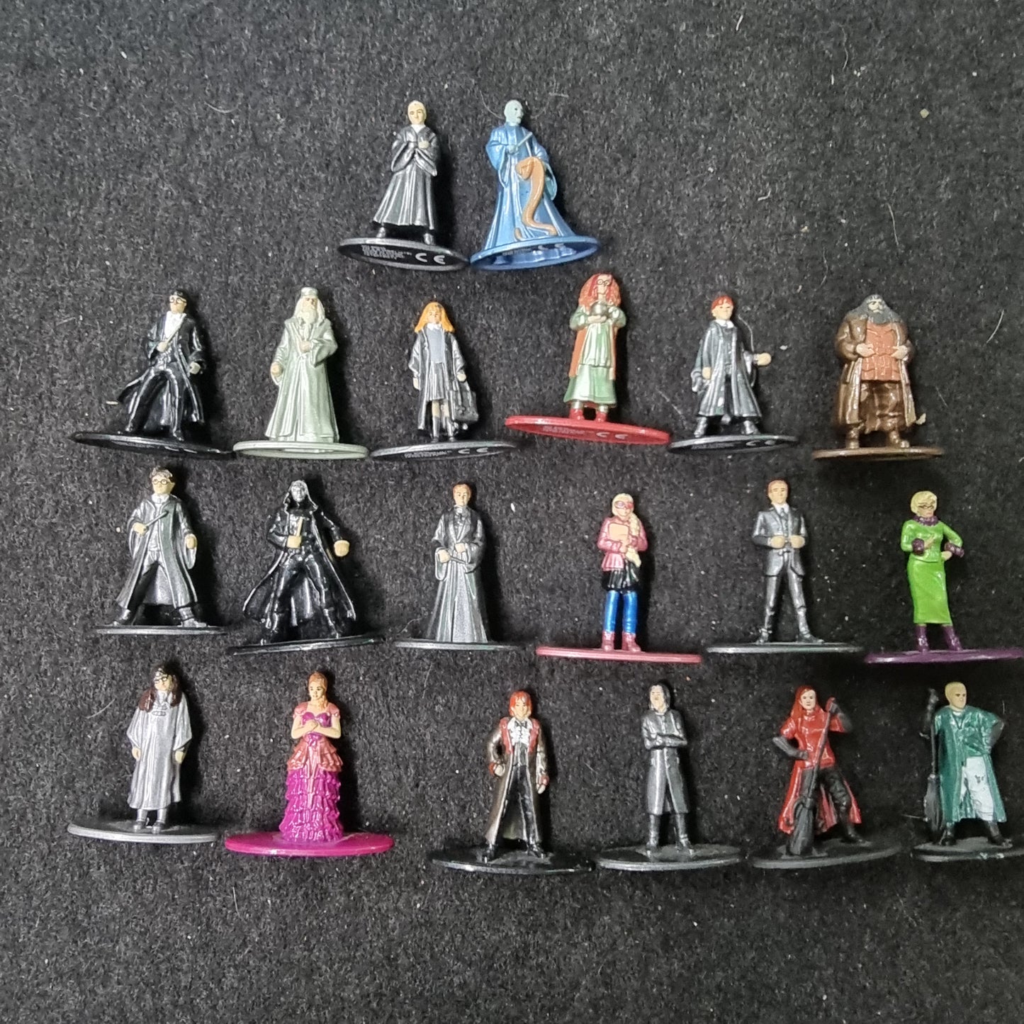 Large Lot 20 Harry Potter Jada Nano Metalfigs Collectible Die-Cast Mini Figures