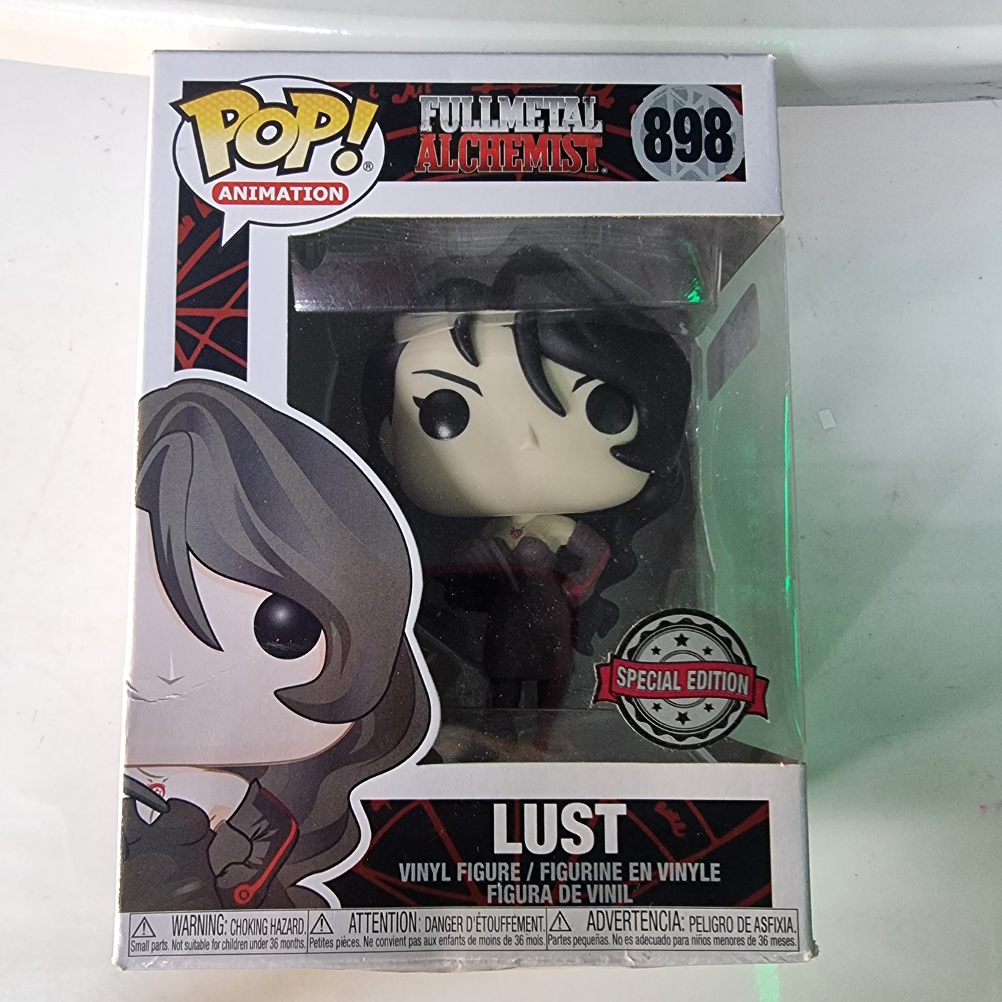 FUNKO POP FULLMETAL ALCHEMIST LUST #898 Captain Comics and Collectables Pty Ltd