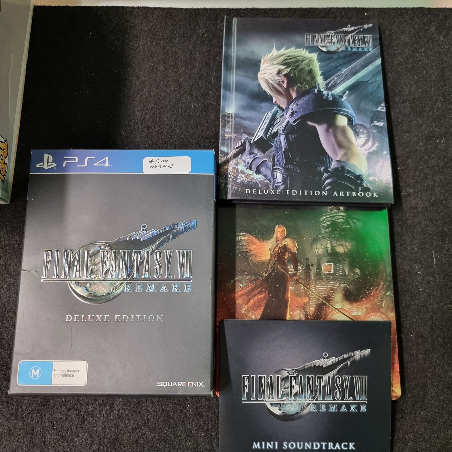 FINAL FANTASY 7 VII Remake: Deluxe Edition | PlayStation 4 PS4 | No Game