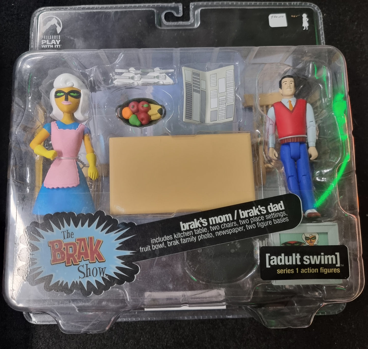 THE BRAK SHOW BRAK'S MOM BRAK'S DAD AQUA-TEEN FORCE ADULT SWIM FIGURE PALISADES
