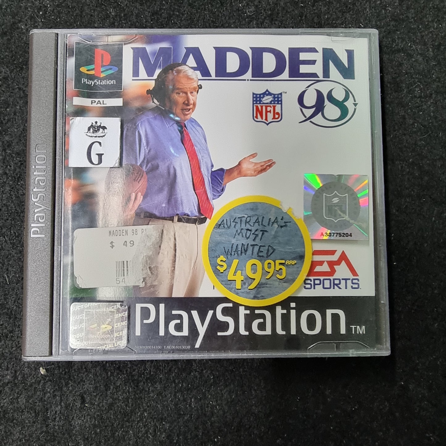 Madden Nfl 98 PlayStation 1 Ps1 Game