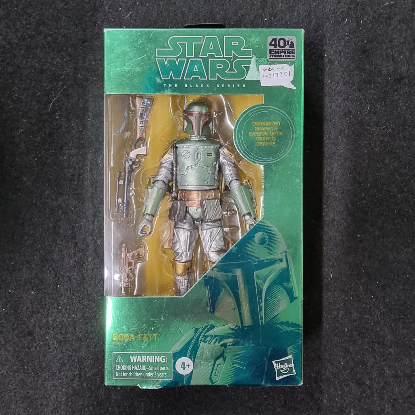 Carbonized Boba Fett -Star Wars Black Series 6” Action Figure Mandalorian