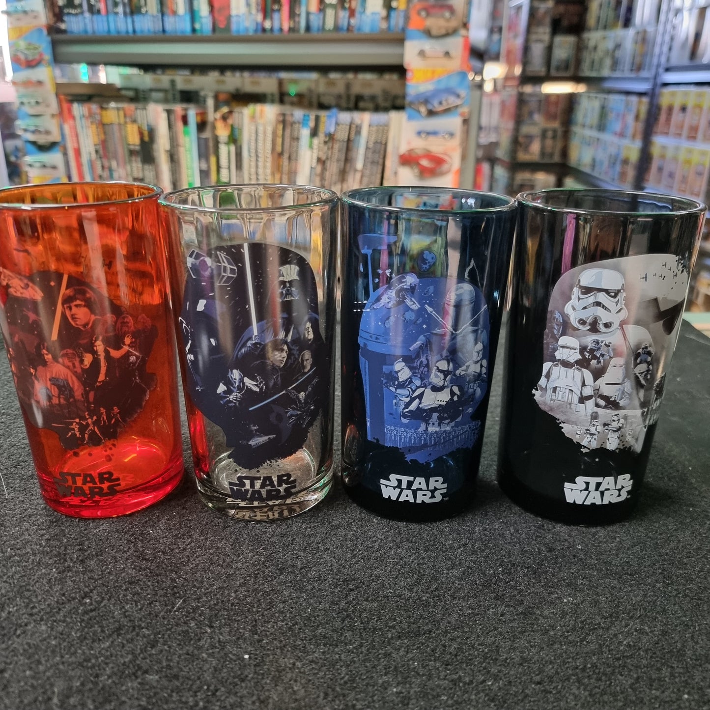 STAR WARS SET OF 4 GLASSES
