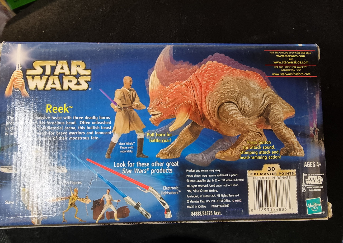 Star Wars Attack Of The Clones Reek Arena Battle Beast Hasbro 2002