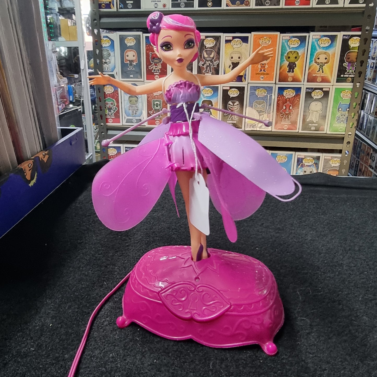 Flutterbye Flying Fairy Pink Hair Purple Pink Wings Spin Master