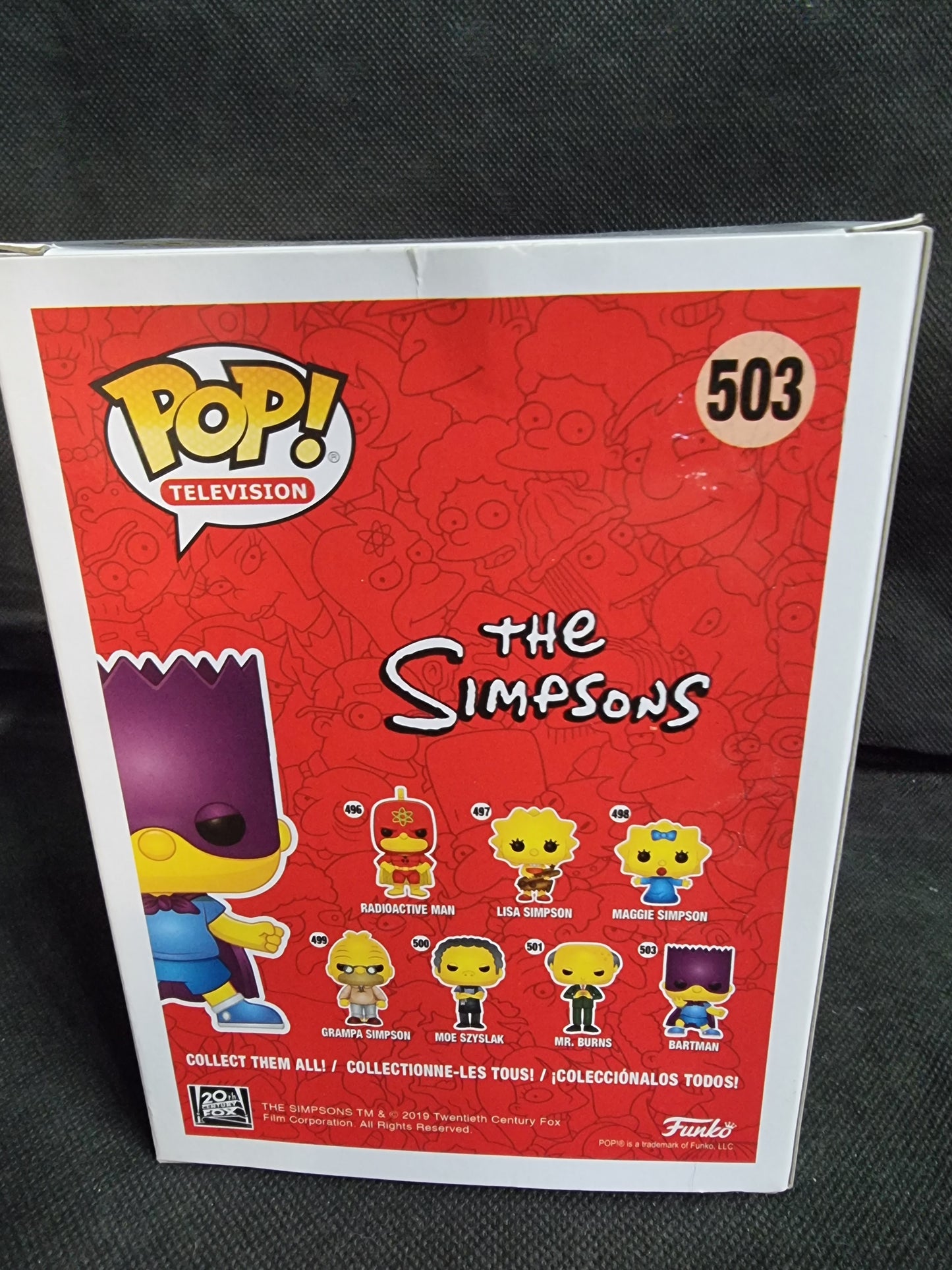 FUNKO POP THE SIMPSONS BARTMAN #503
