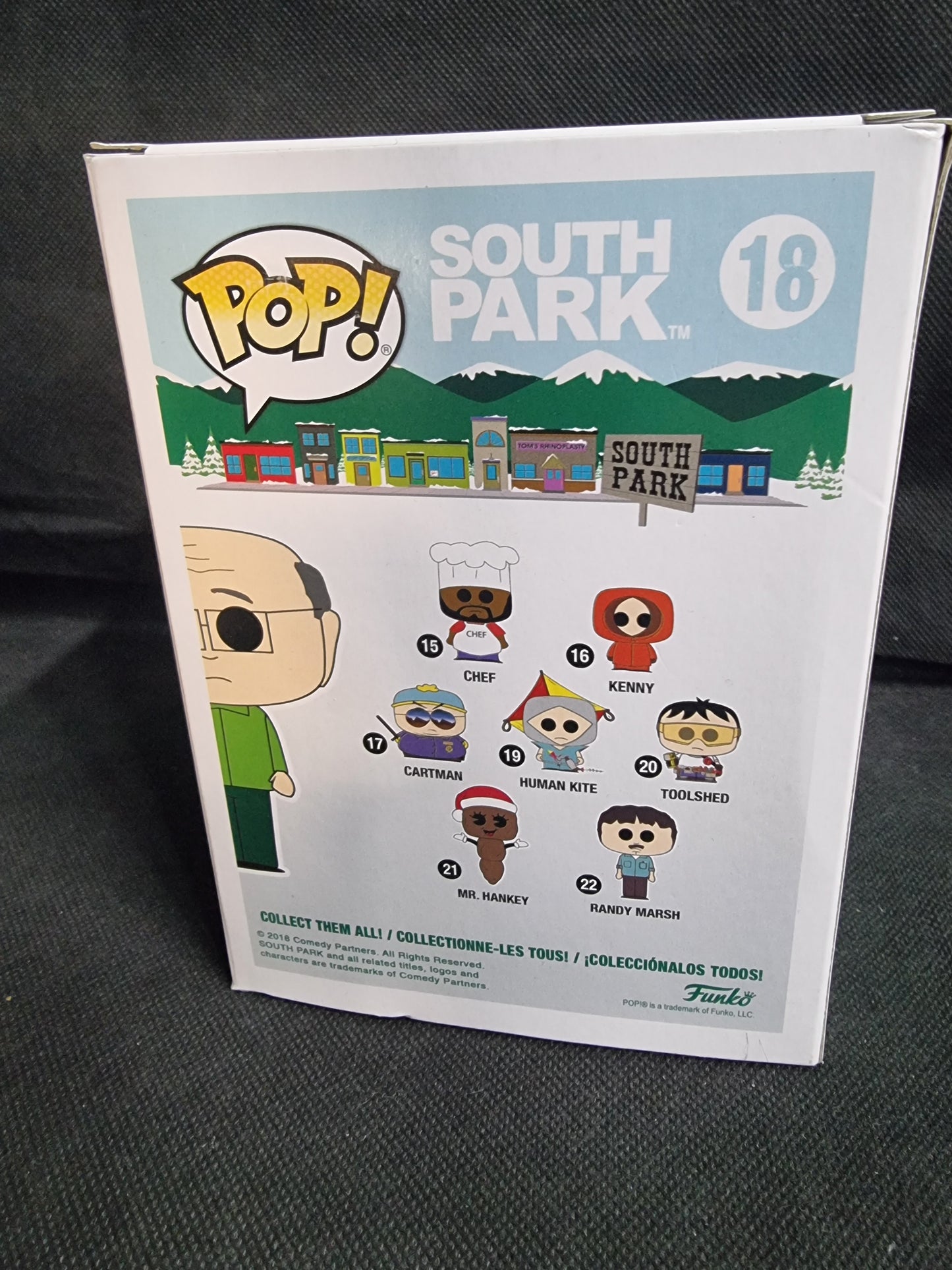 FUNKO POP SOUTH PARK MR.GARRISON #18 SPECIALITY SERIES