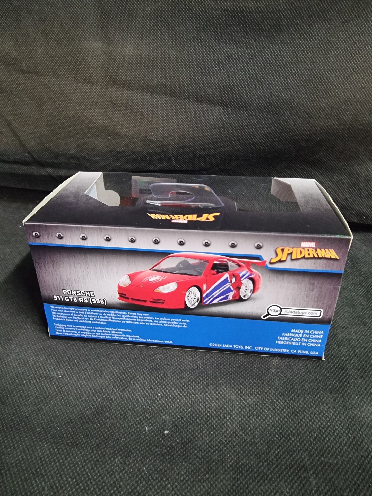 MARVEL SPIDER-MAN JADA PORSCHE 911 GT3 RS (996)
