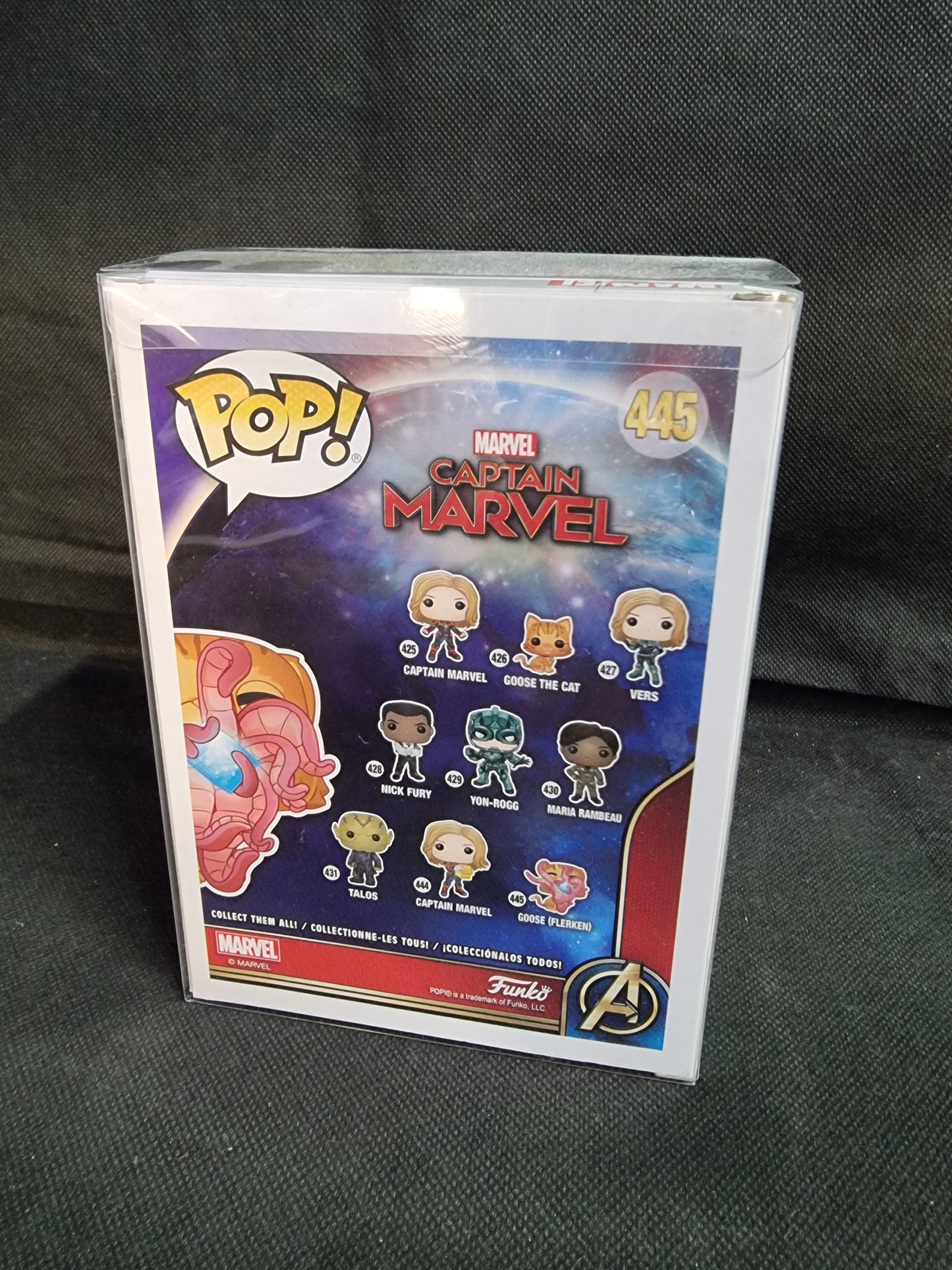 FUNKO MARVEL CAPTAIN MARVEL GOOSE (FLERKEN) LIMITED CHASE EDITION #445