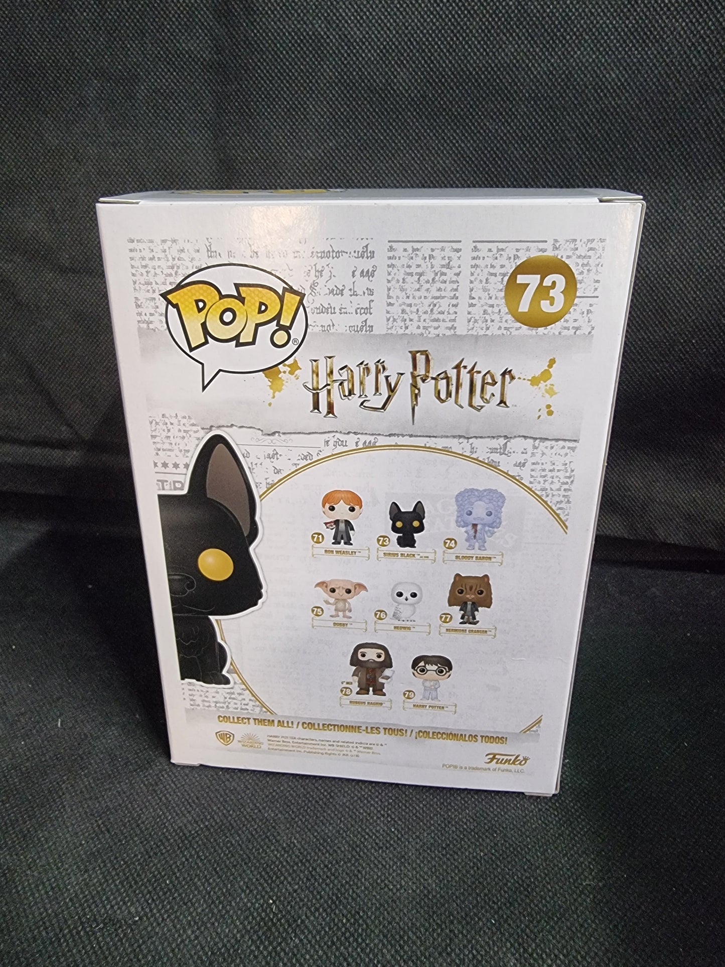 FUNKO POP HARRY POTTER SIRIUS BLACK AS DOG #73