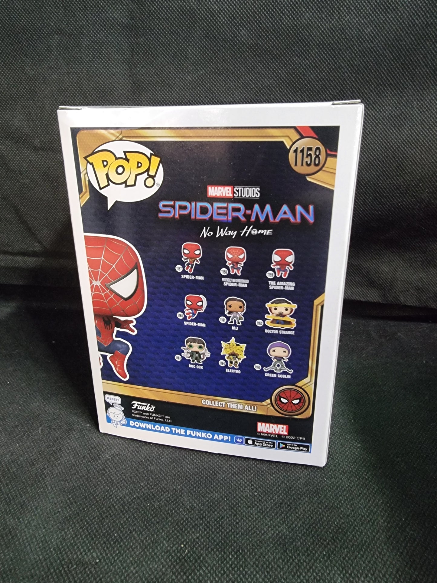 FUNKO POP MARVEL STUDIOS SPIDER-MAN NO WAY HOME FRIENDLY NEIGHBOURHOOD SIDER-MAN #1158