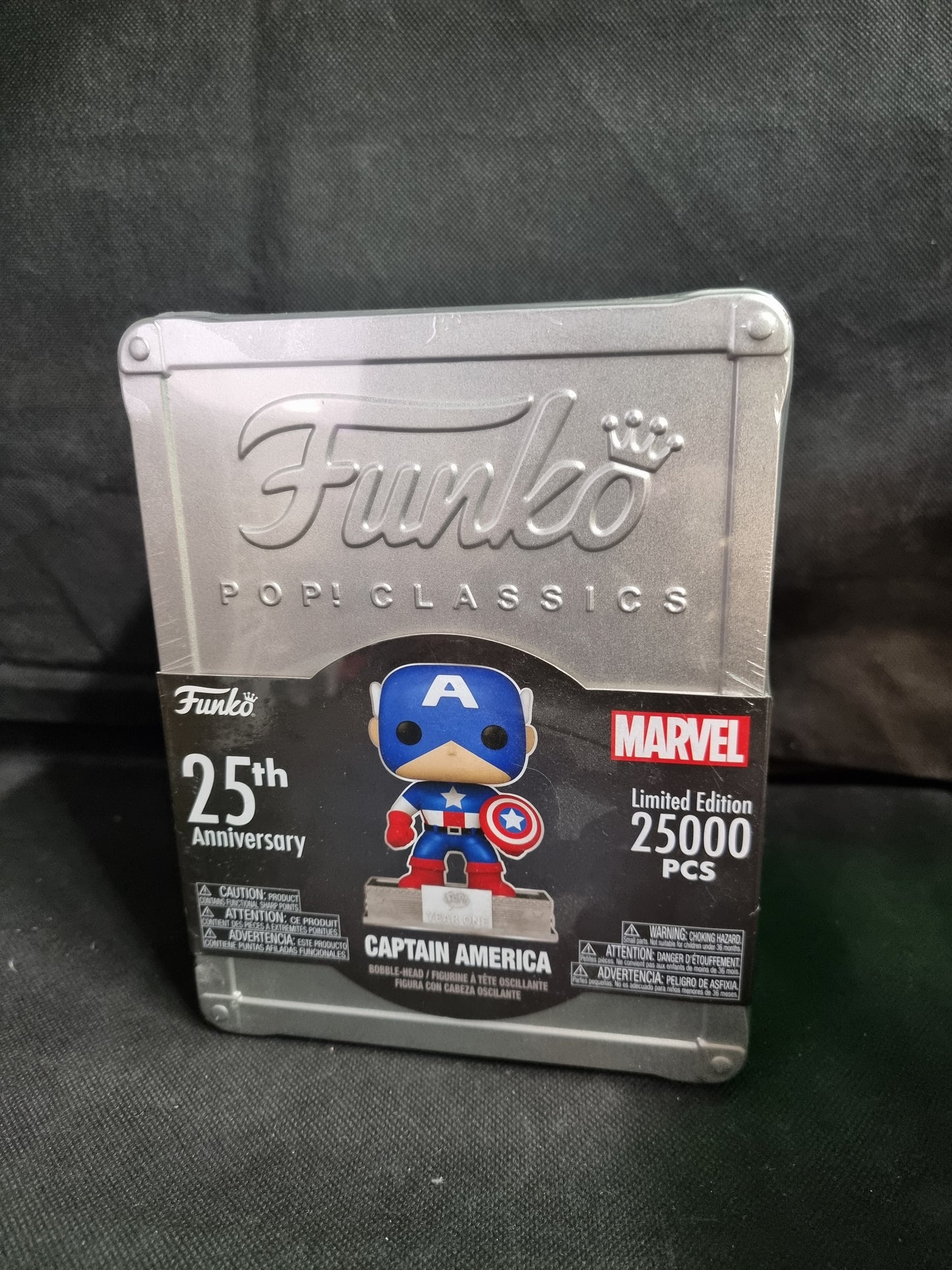 FUNKO MARVEL 25TH ANNIVERSARY LIMITED EDITION 25000 PCS CAPTAIN AMERICA