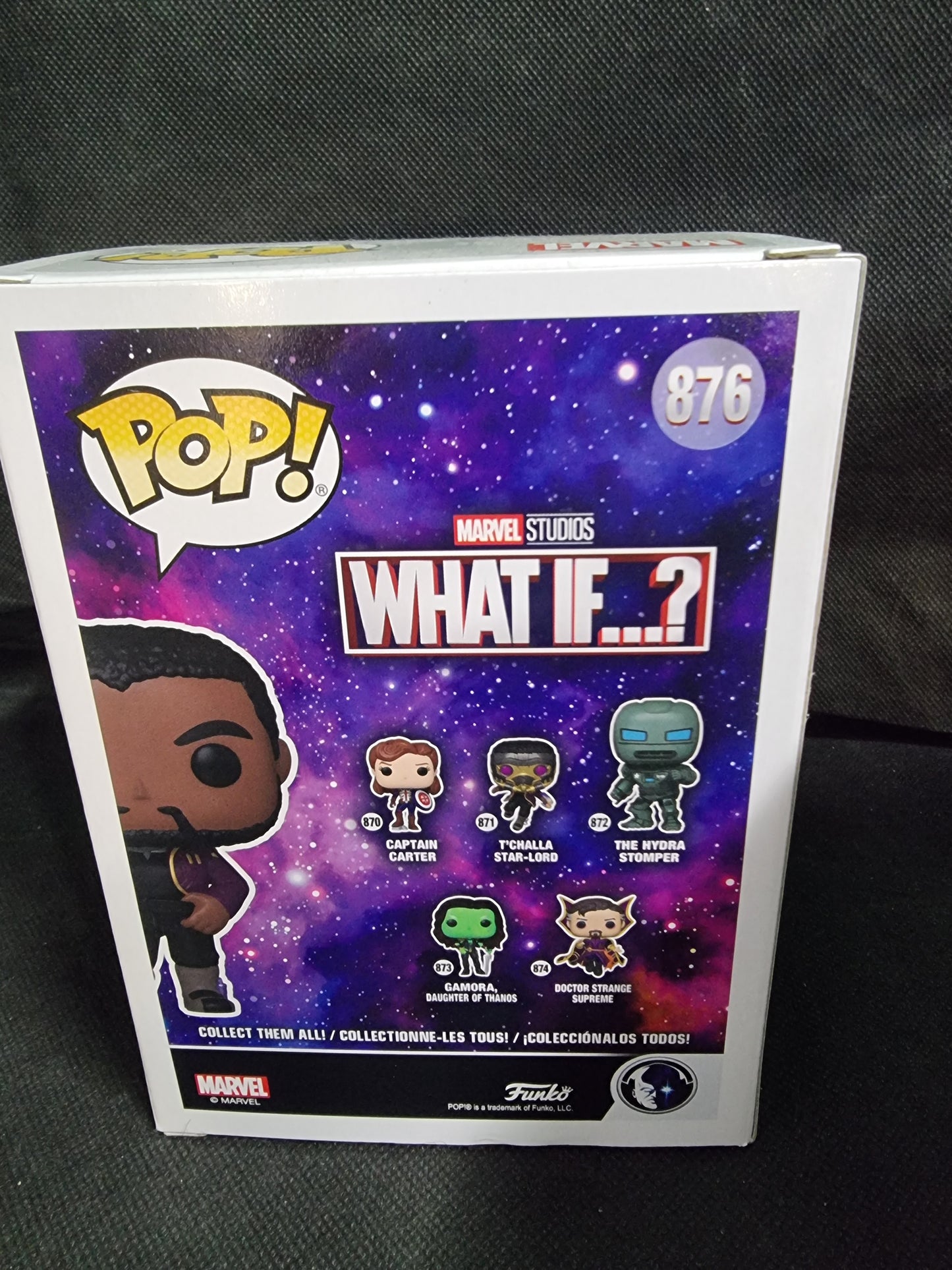 FUNKO POP MARVEL STUDIOS WHAT IF...? T'CHALLA STAR-LORD #876 SPECIAL EDITION