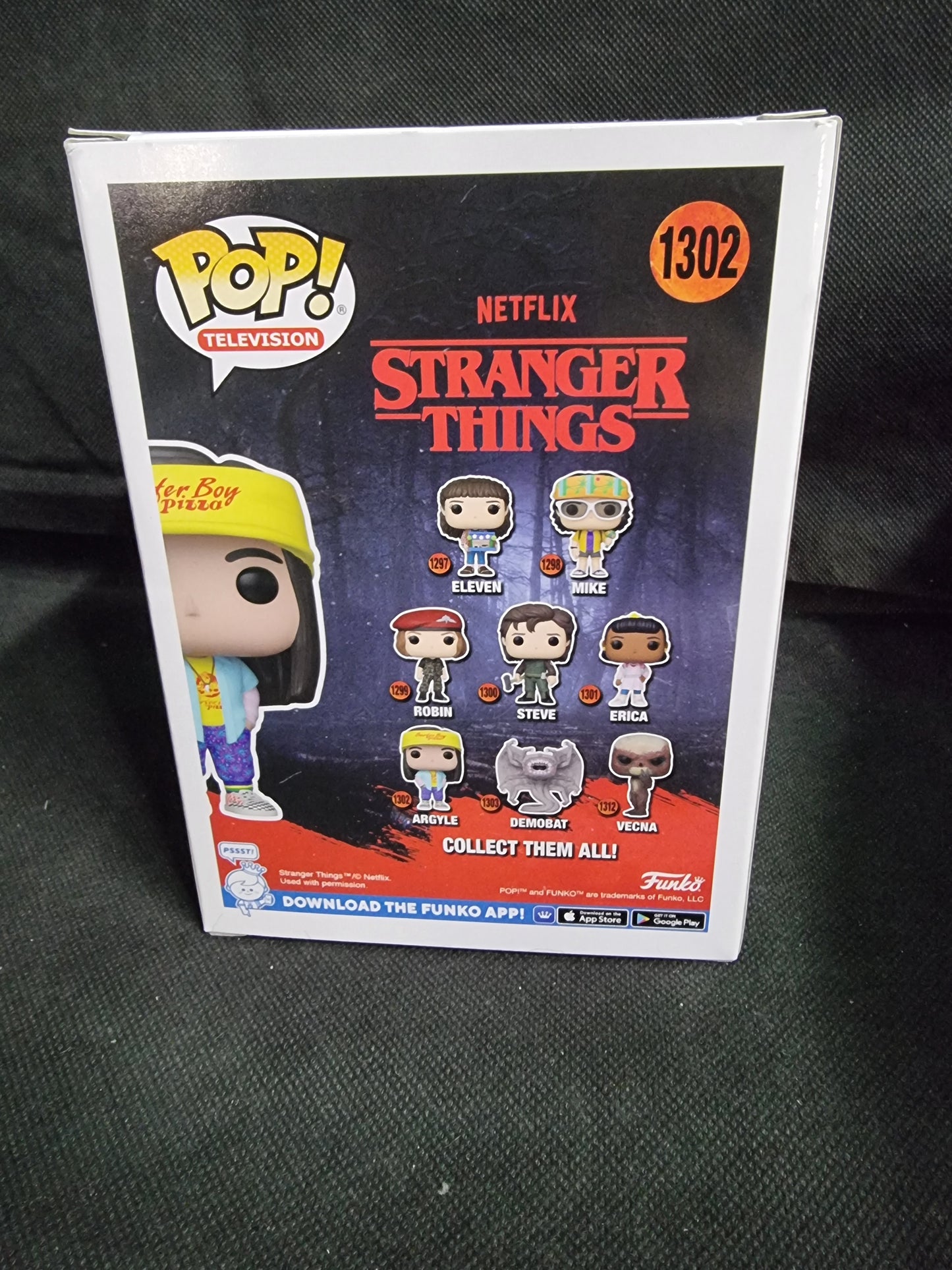FUNKO POP STRANGER THINGS ARGYLE #1302