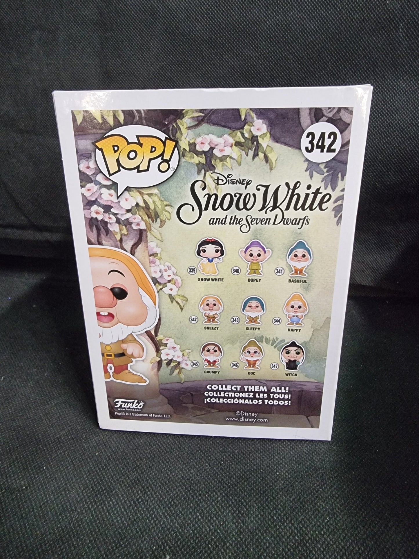 FUNKO DISNEY SNOW WHITE AND THE SEVEN DWARFS SNEEZY # 342 Captain Comics and Collectables Pty Ltd