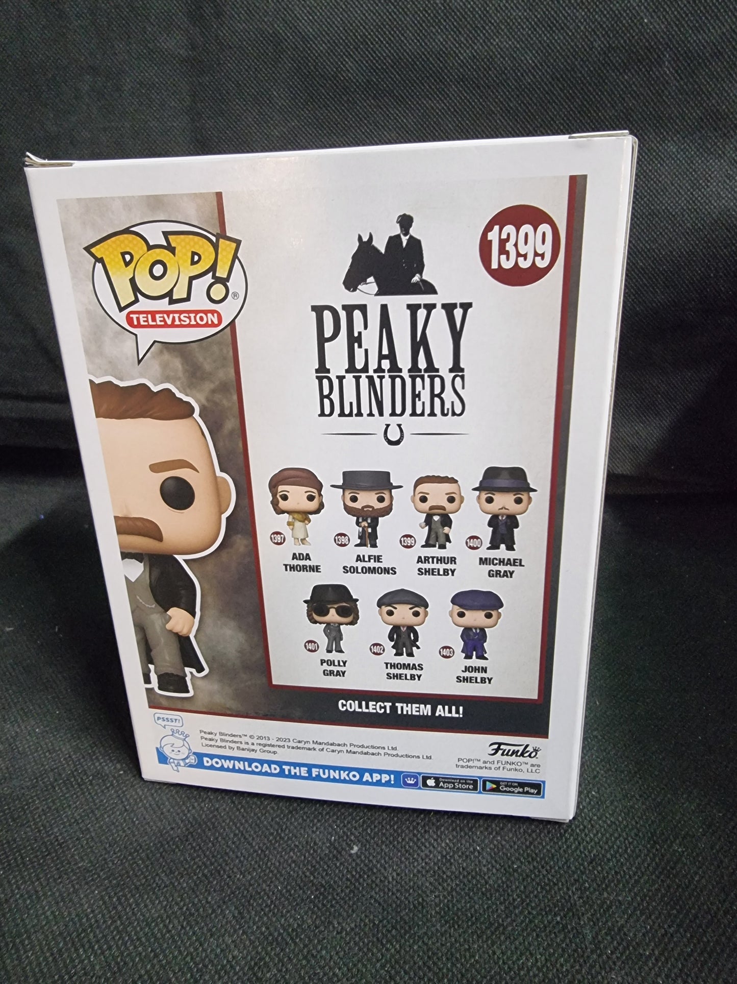FUNKO POP PEAKY BLINDERS ARTHUR SHELBY #1399
