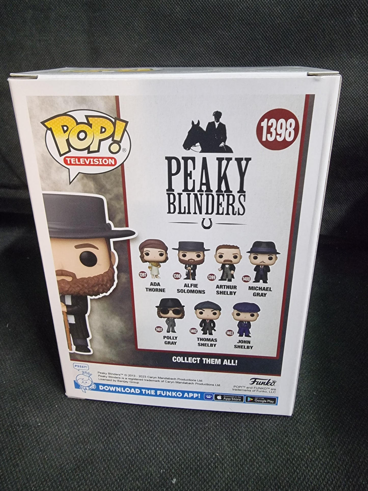 FUNKO POP PEAKY BLINDERS ALFIE SOLOMONS #1398