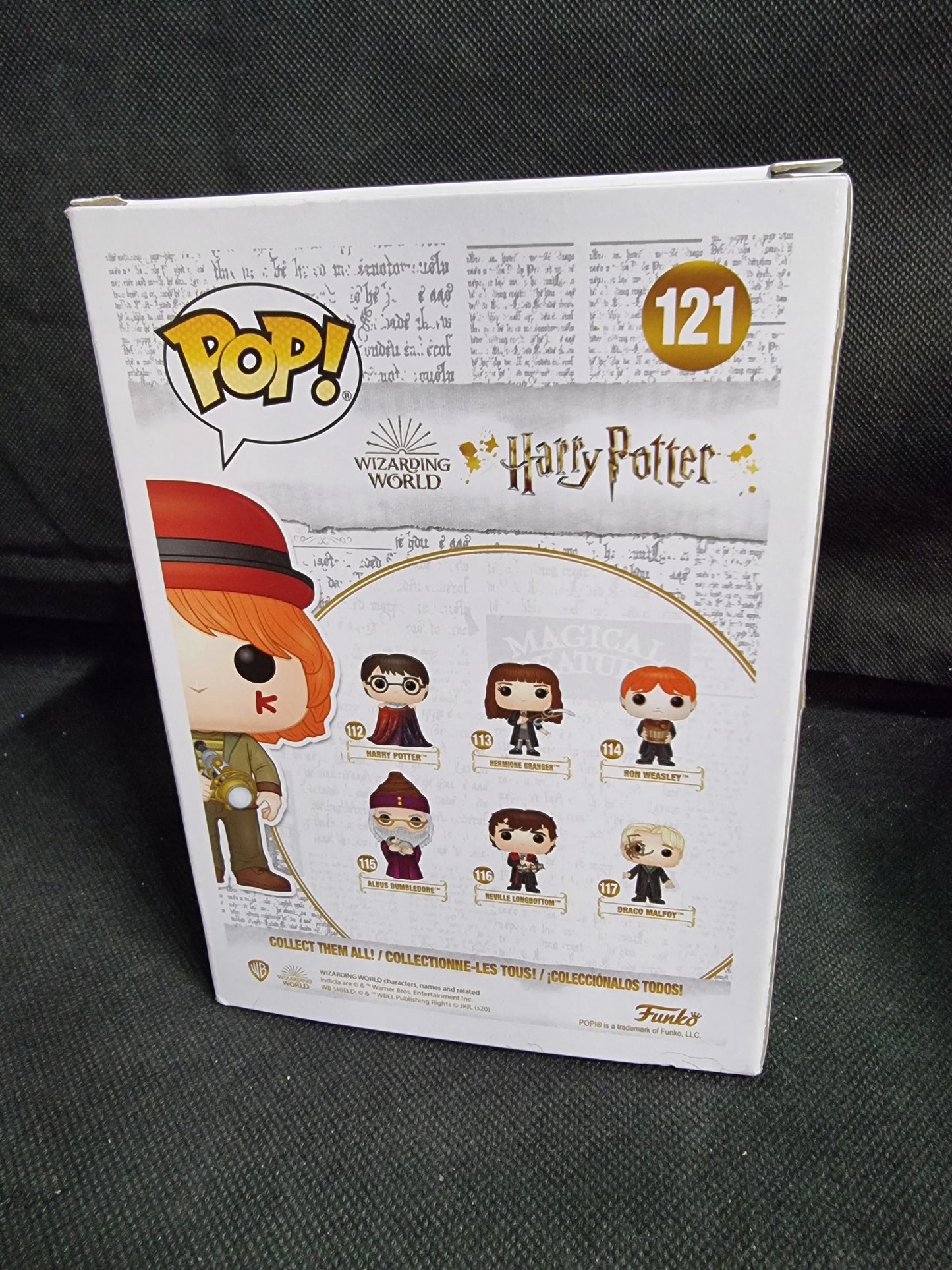 FUNKO POP HARRY POTTER RON WEASLEY #121 2020 LIMITED EDITION