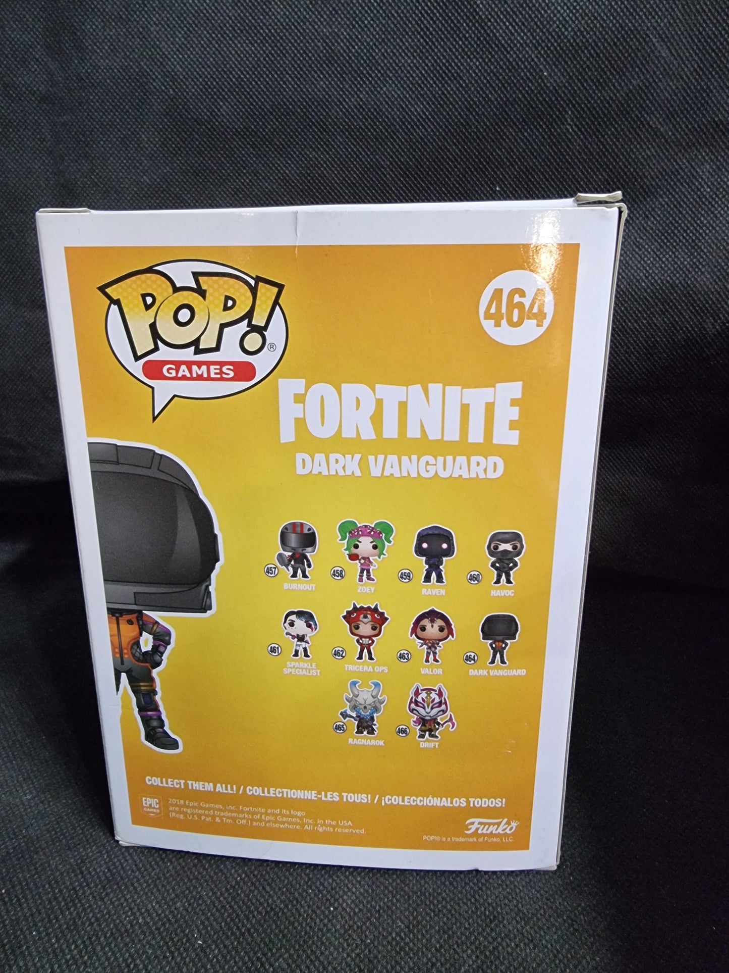 FUNKO POP FORTNITE DARK VANGUARD #464