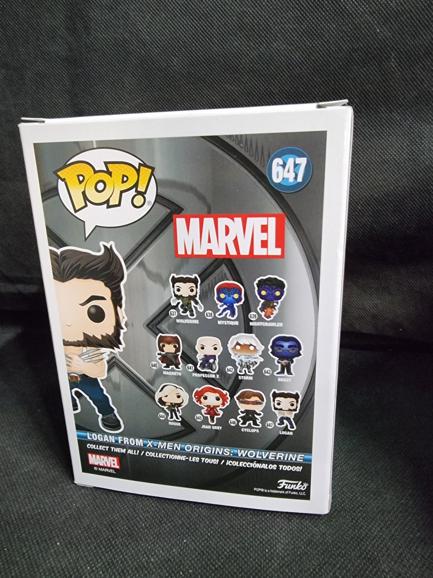 FUNKO POP MARVEL LOGAN #647