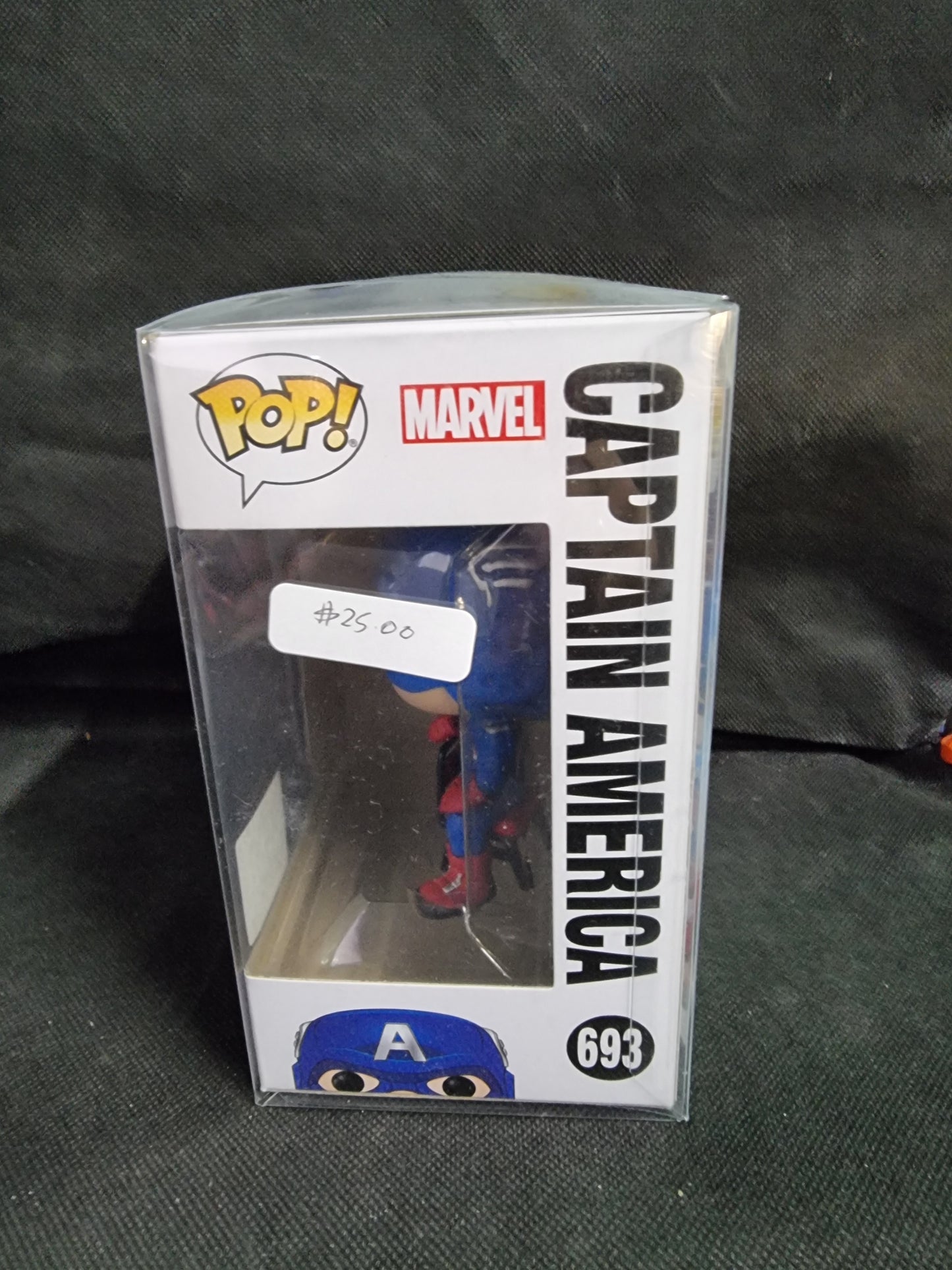 FUNKO POP MARVEL SPIDER-MAN HOMECOMING CAPTAIN AMERICA #693 COLLECTOR CORP