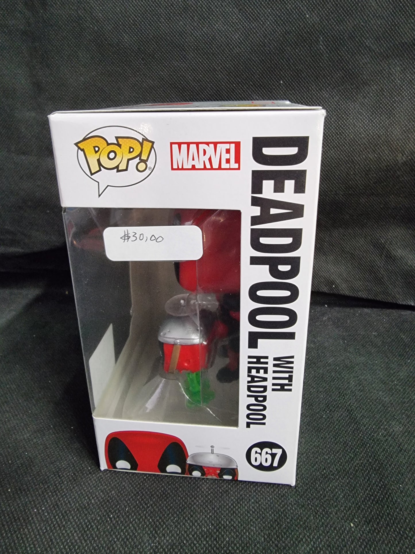 FUNKO POP MARVEL ZOMBIES DEADPOOL WITH HEADPOOL COLLECTOR CORP EXCLUSIVE #667