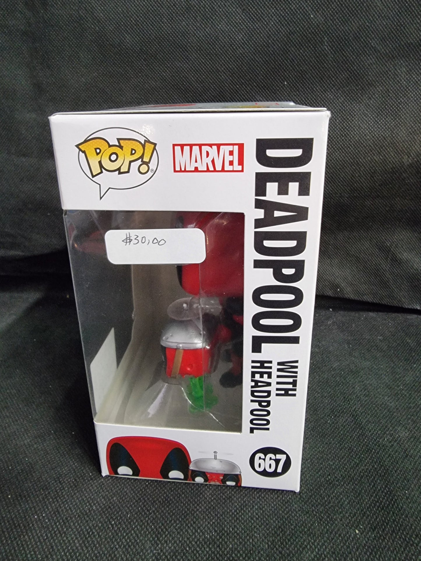 FUNKO POP MARVEL ZOMBIES DEADPOOL WITH HEADPOOL COLLECTOR CORP EXCLUSIVE #667 Captain Comics and Collectables Pty Ltd