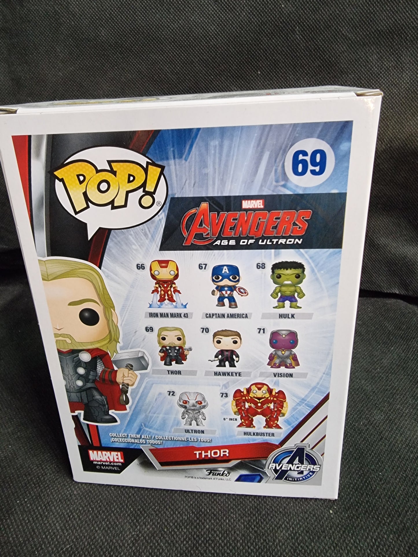 FUNKO POP MARVEL AVENGERS AGE OF ULTRON THOR #69