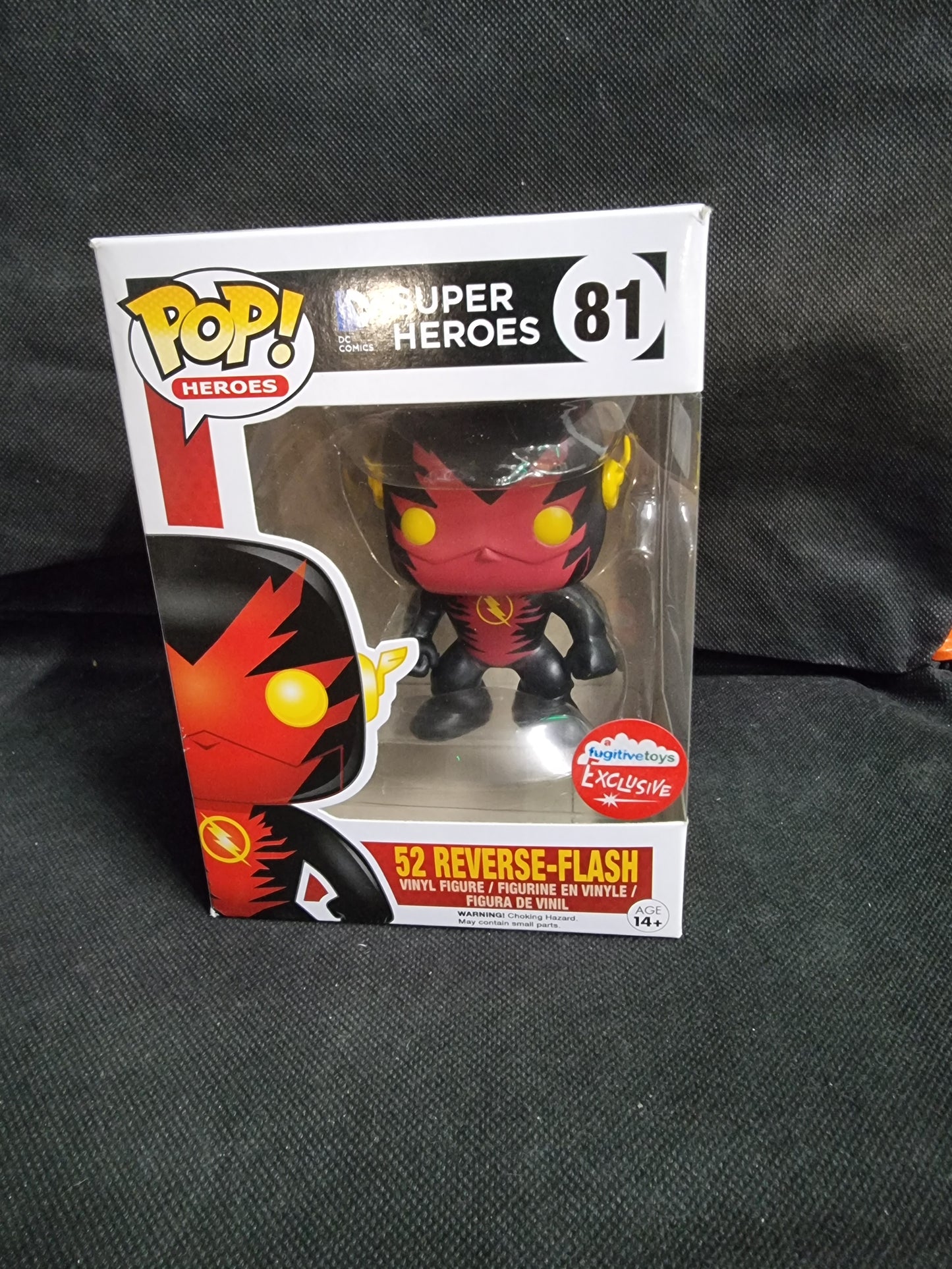 FUNKO POP DC SUPER HEROES 52 REVERSE-FLASH EXCLUSIVE #81