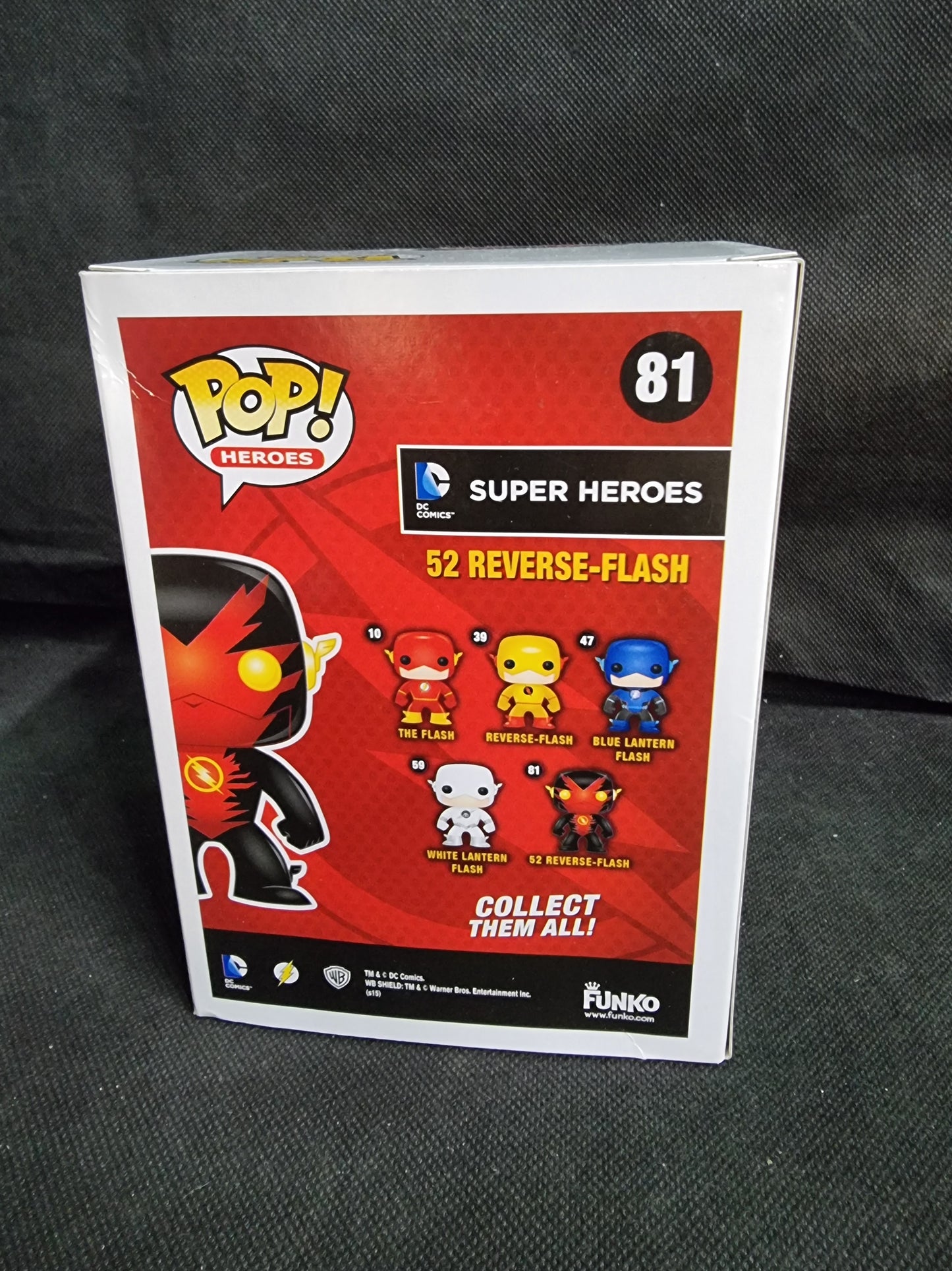 FUNKO POP DC SUPER HEROES 52 REVERSE-FLASH EXCLUSIVE #81