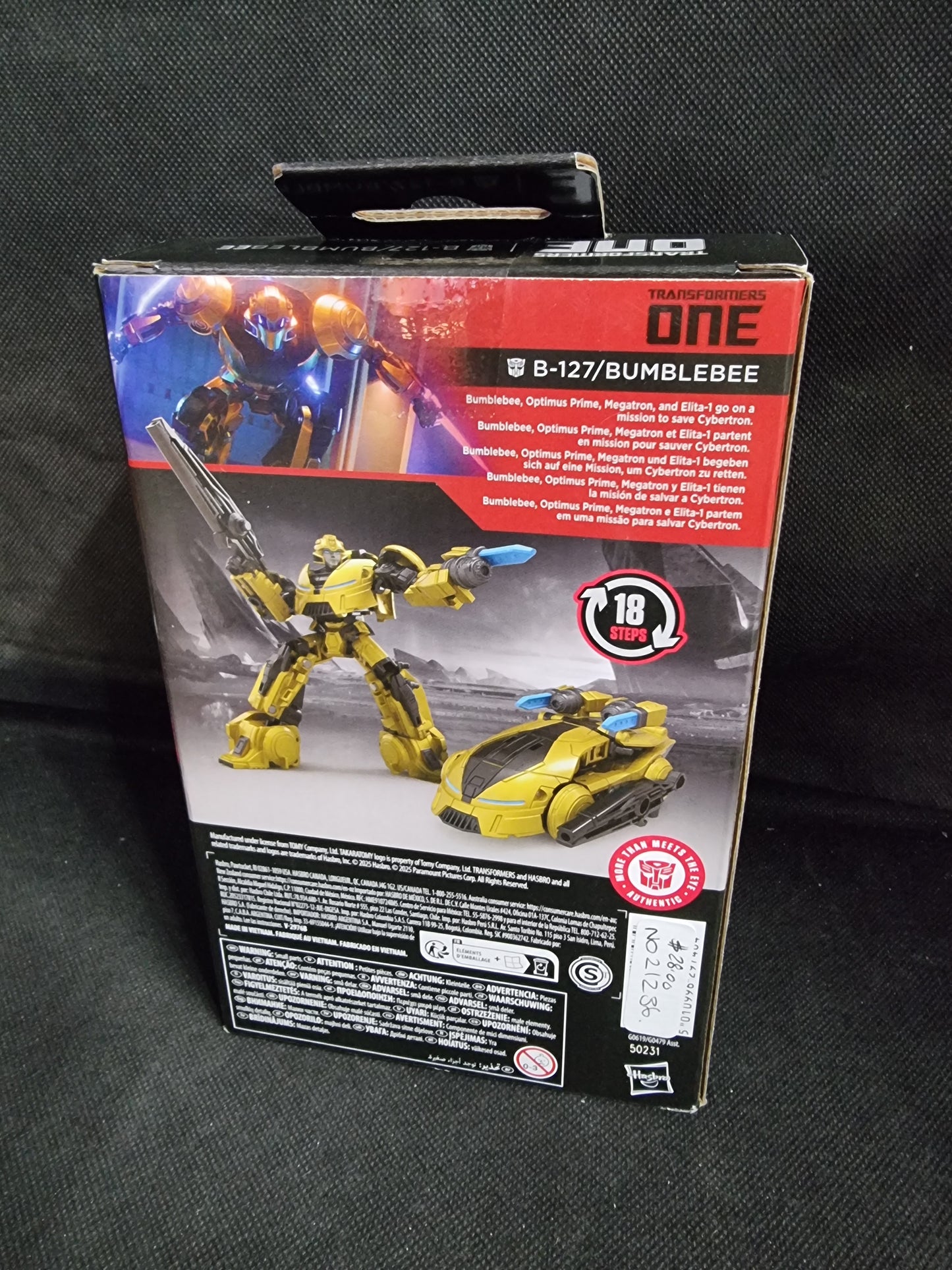 TRANSFORMERS STUDIO SERIES B-127/BUMBLEBEE