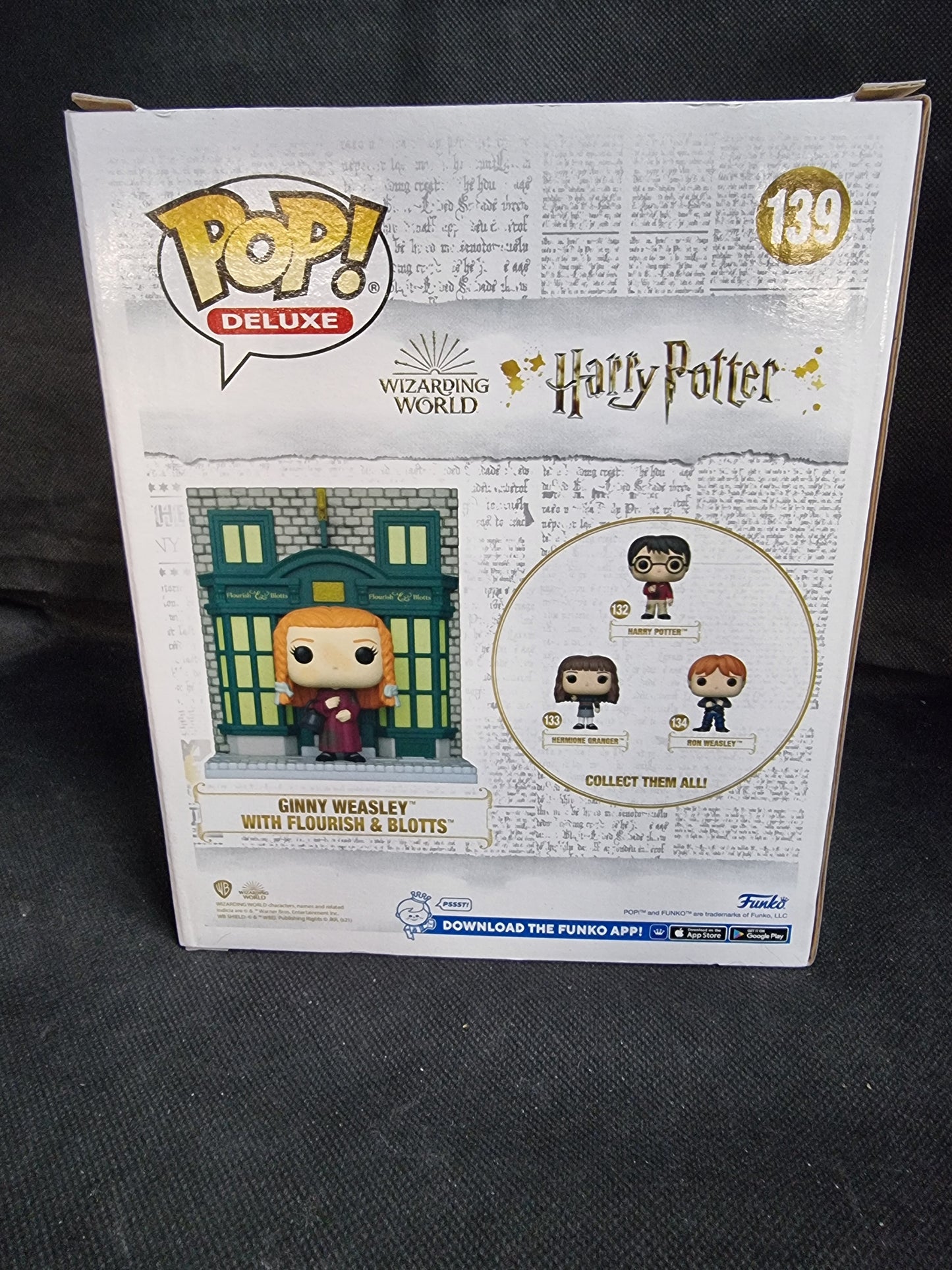 FUNKO POP HARRY POTTER GINNY WEASLEY WITH FLOURISH & BLOTTS #139