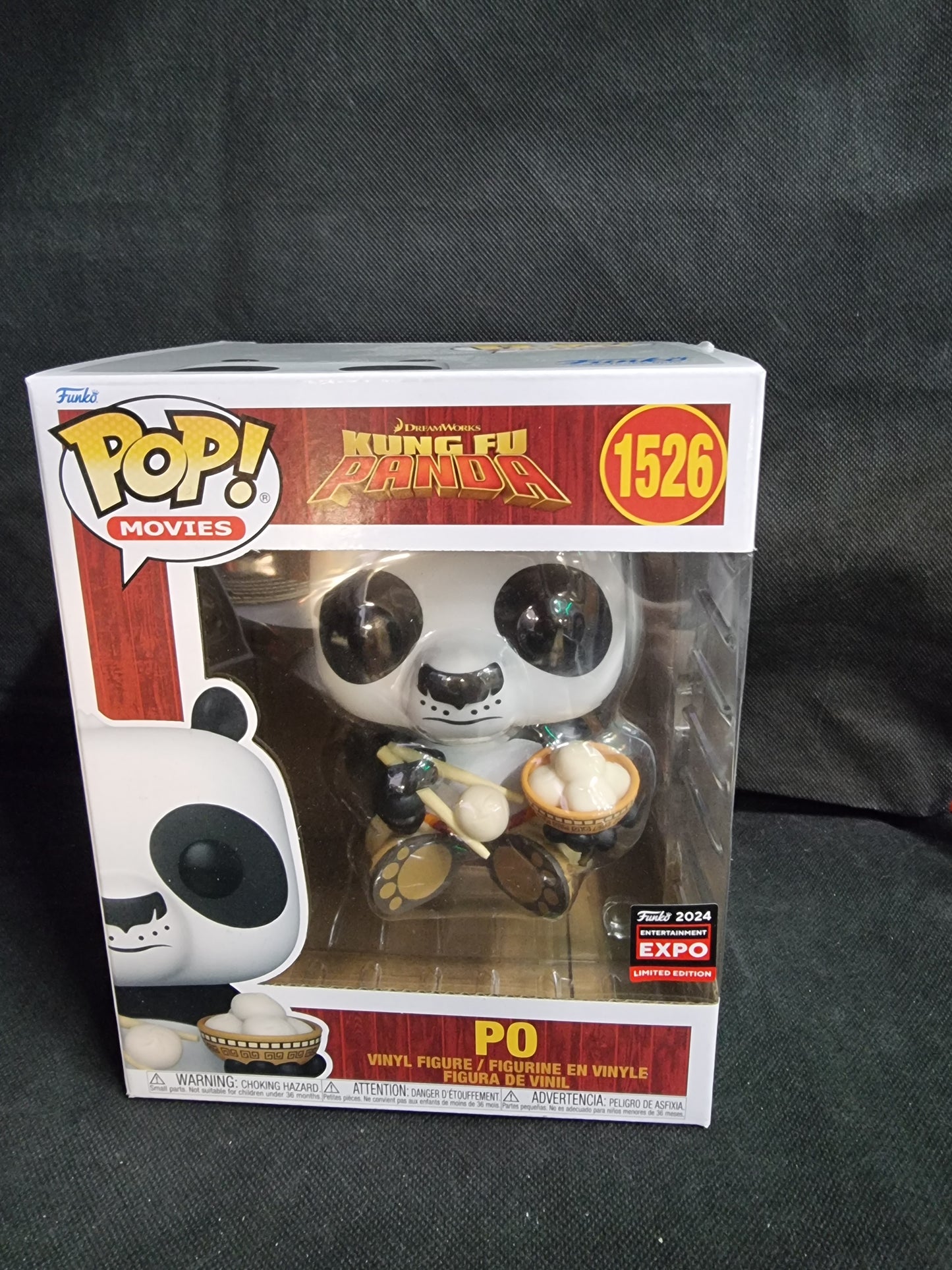FUNKO POP KUNG FU PANDA PO #1526 ENTERTAINMENT EXPO 2024