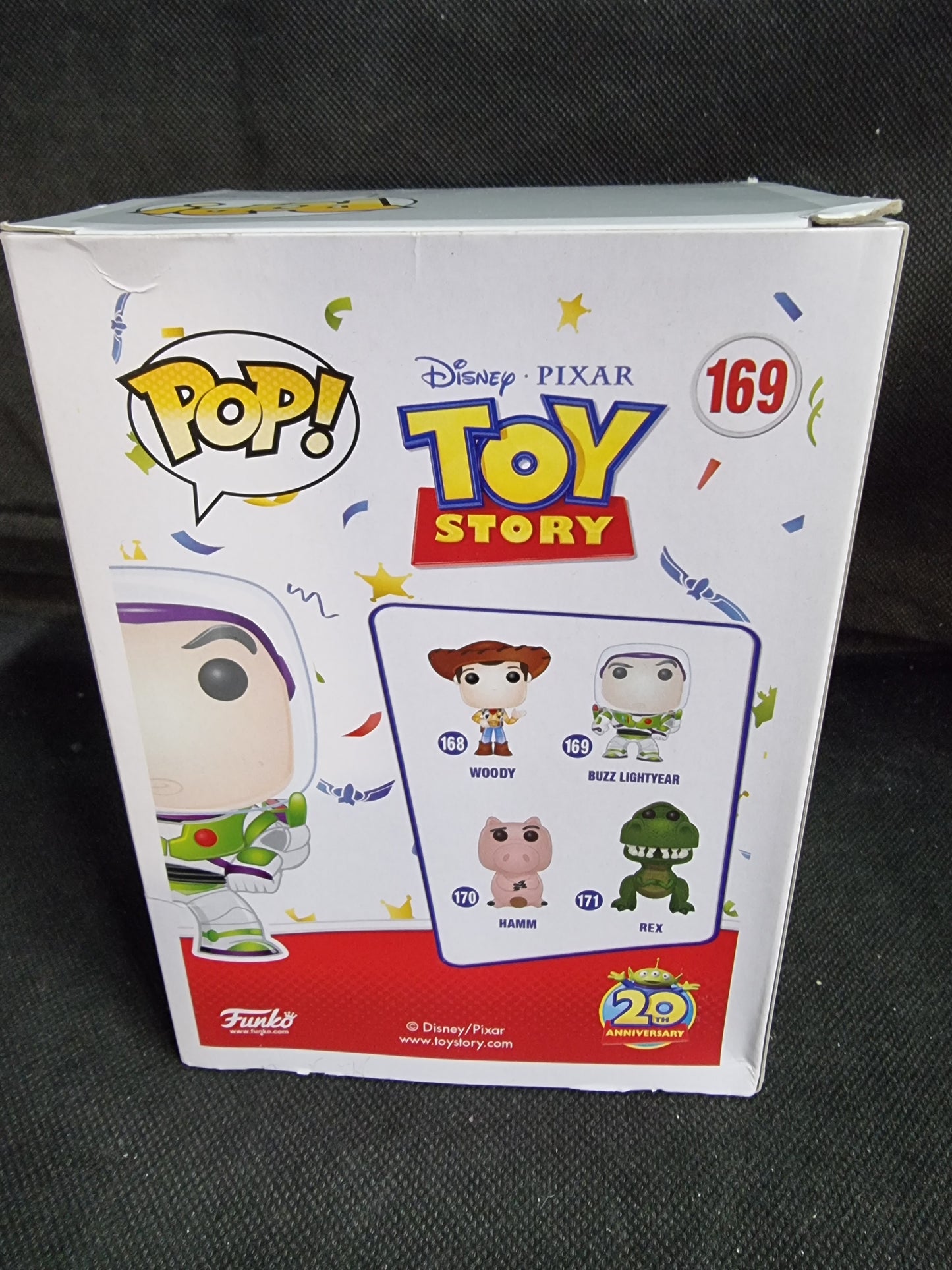 FUNKO POP DISNEY PIXAR TOY STORY BUZZ LIGHTYEAR #169 (DAMAGED BOX)