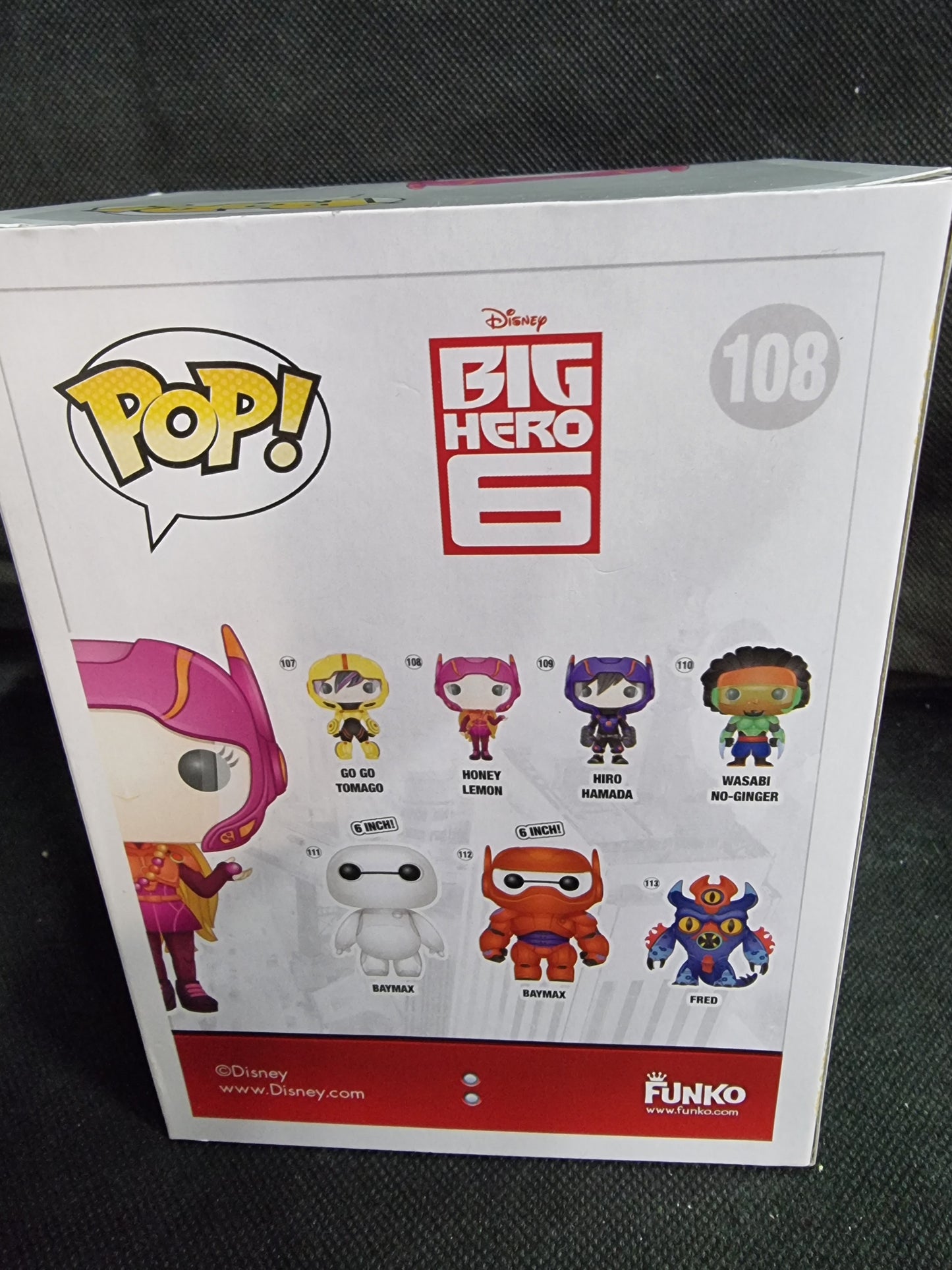 FUNKO POP DISNEY BIG HERO 6 HONEY LEMON #108