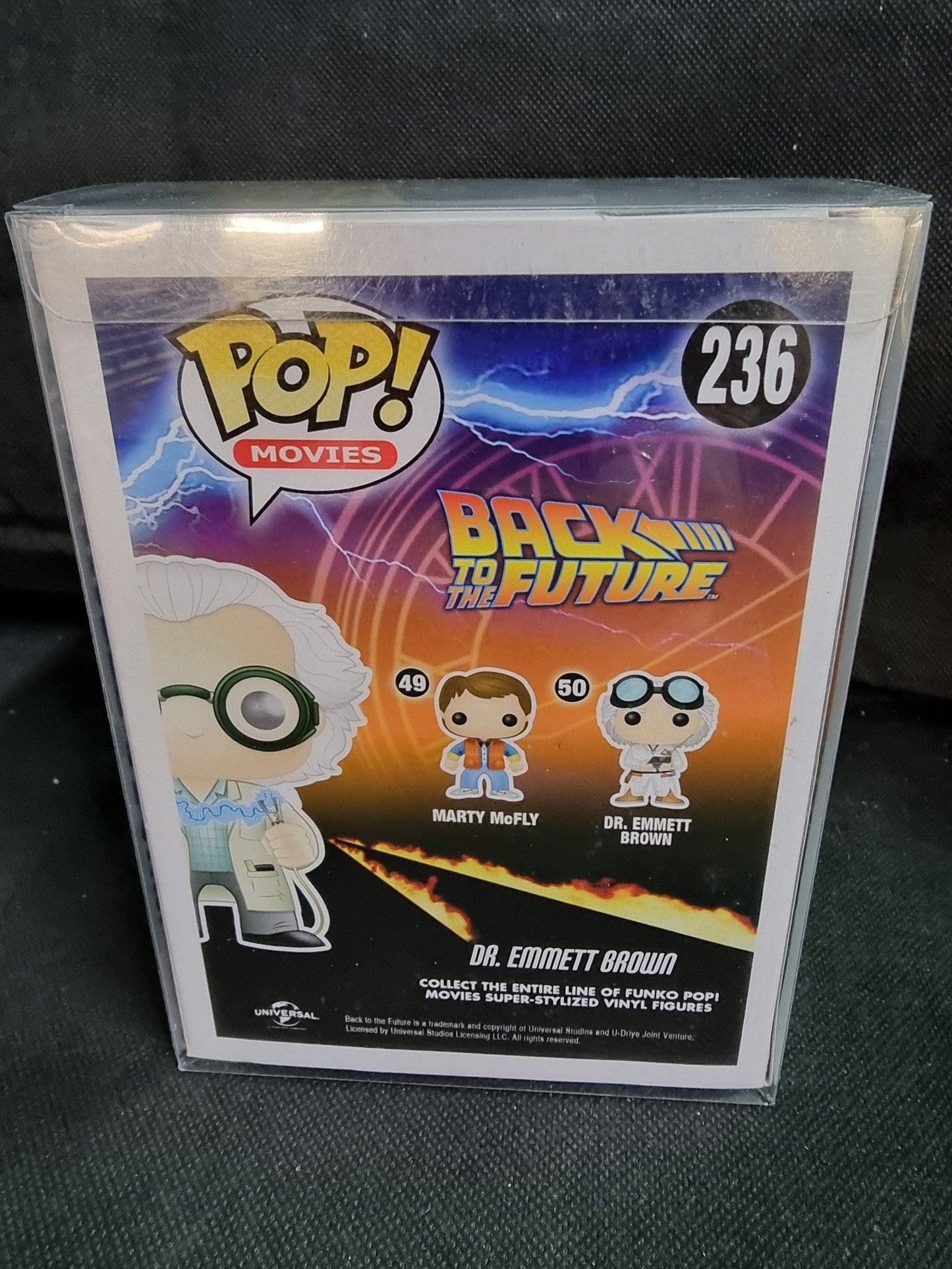 FUNKO POP BACK TO THE FUTURE DR.EMMETT BROWN #236 LOOTCRATE EXCLUSIVE