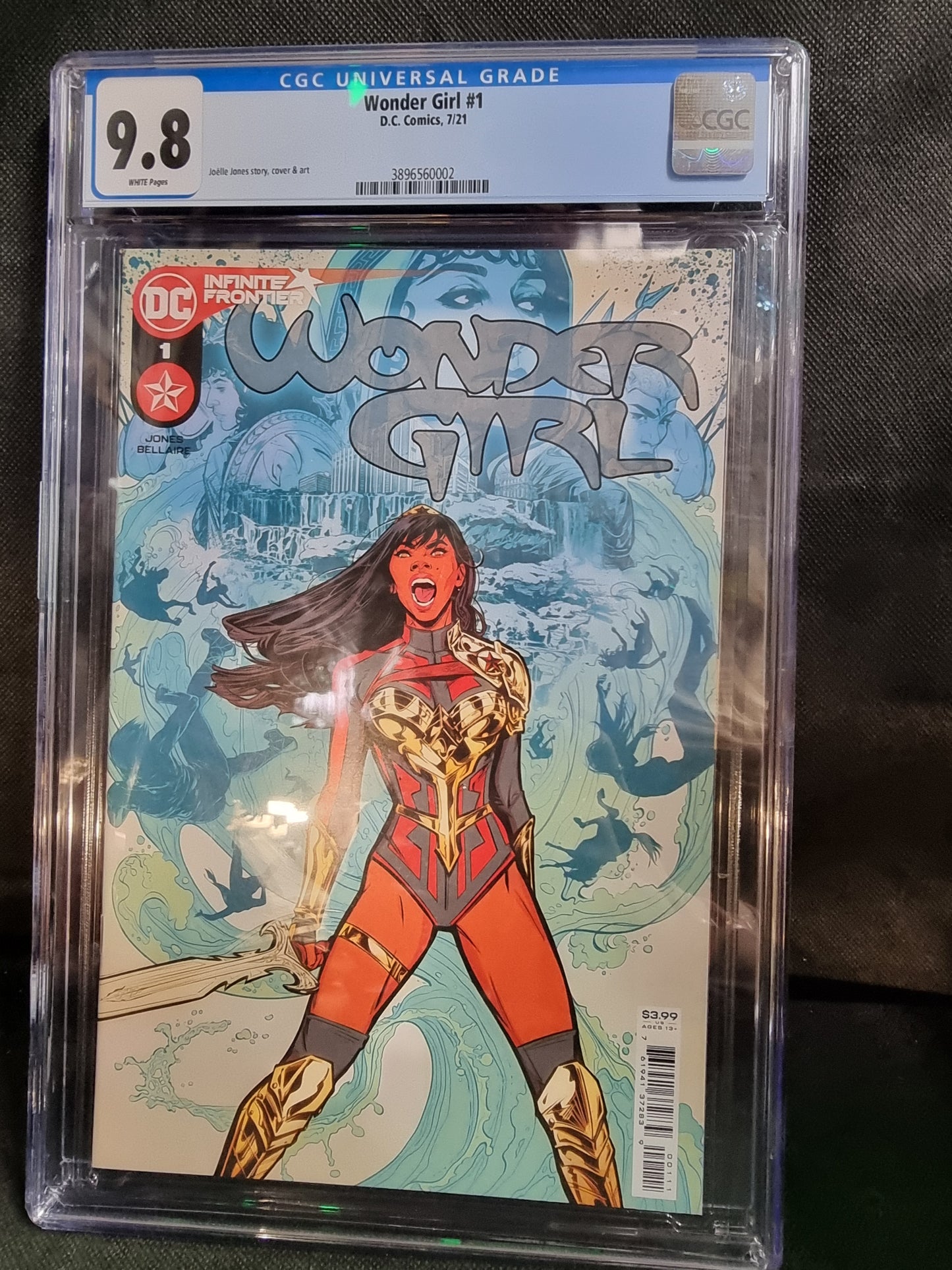 DC WONDER GIRL #1 CGC UNIVERSAL GRADE 9.8