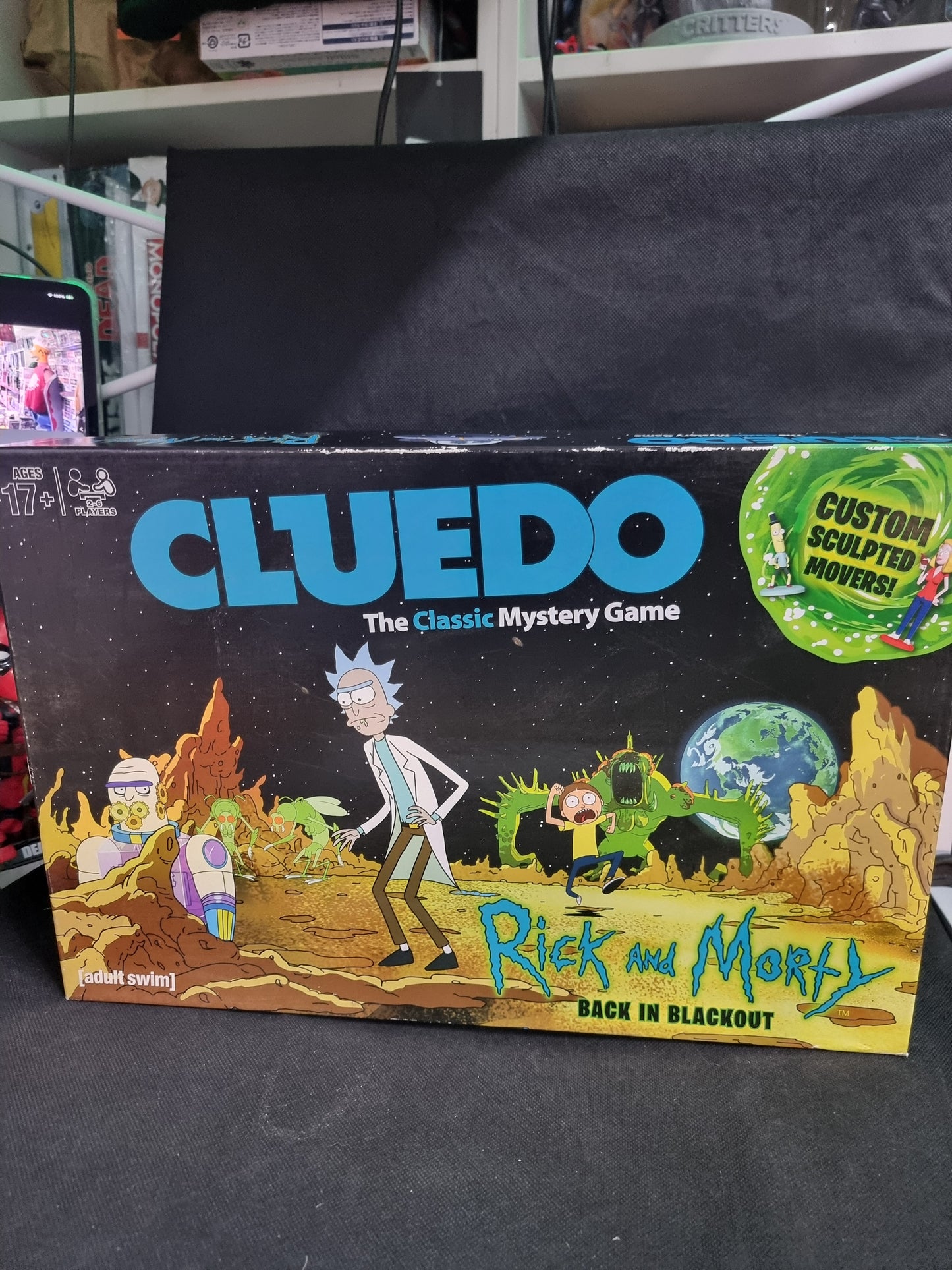 RICK AND MORTY CLUEDO THE MYSTERY GAME (OPENED)