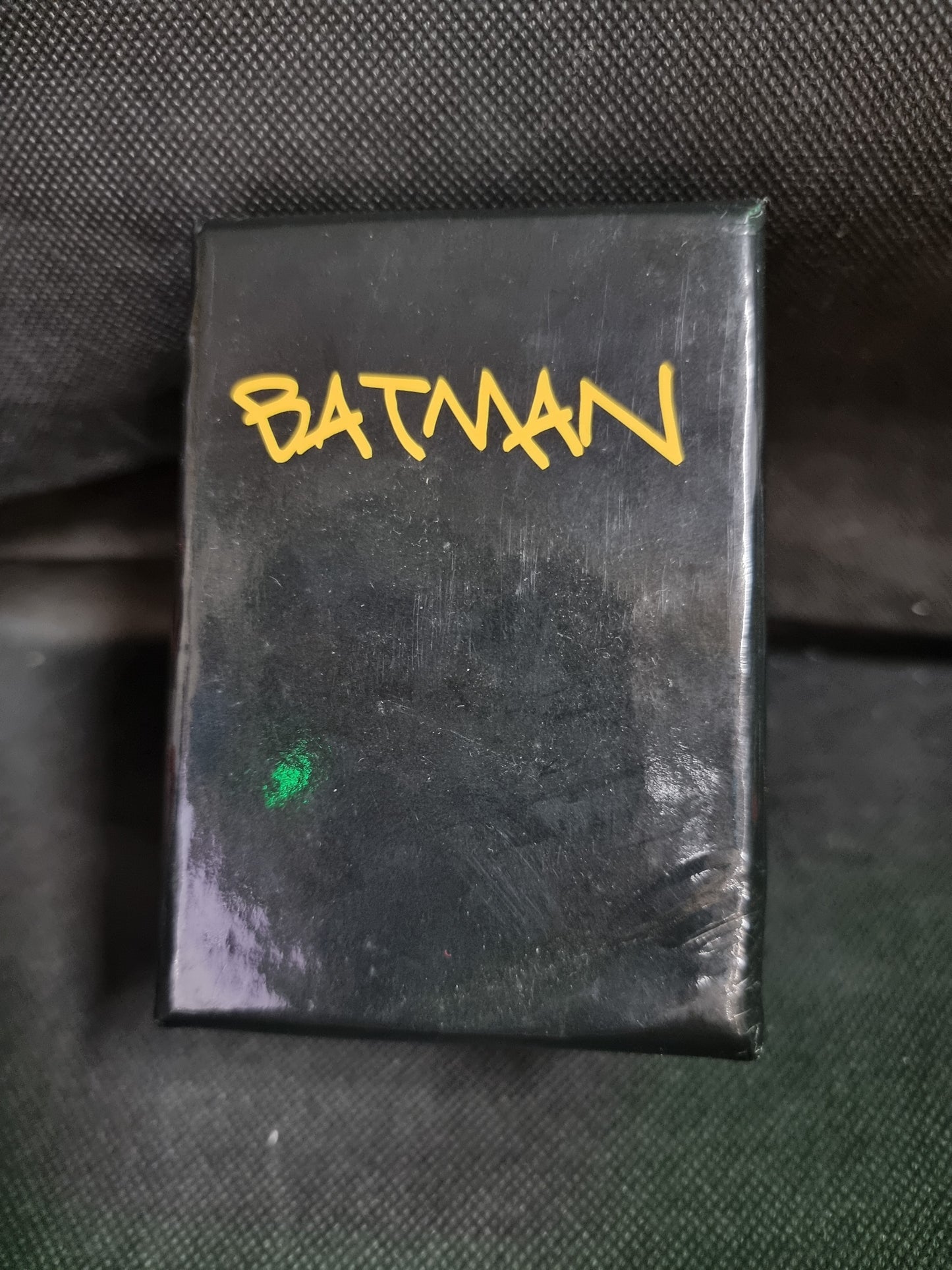 Accutime Batman Analog Black Dial Black Silicone Strap Men's Watch