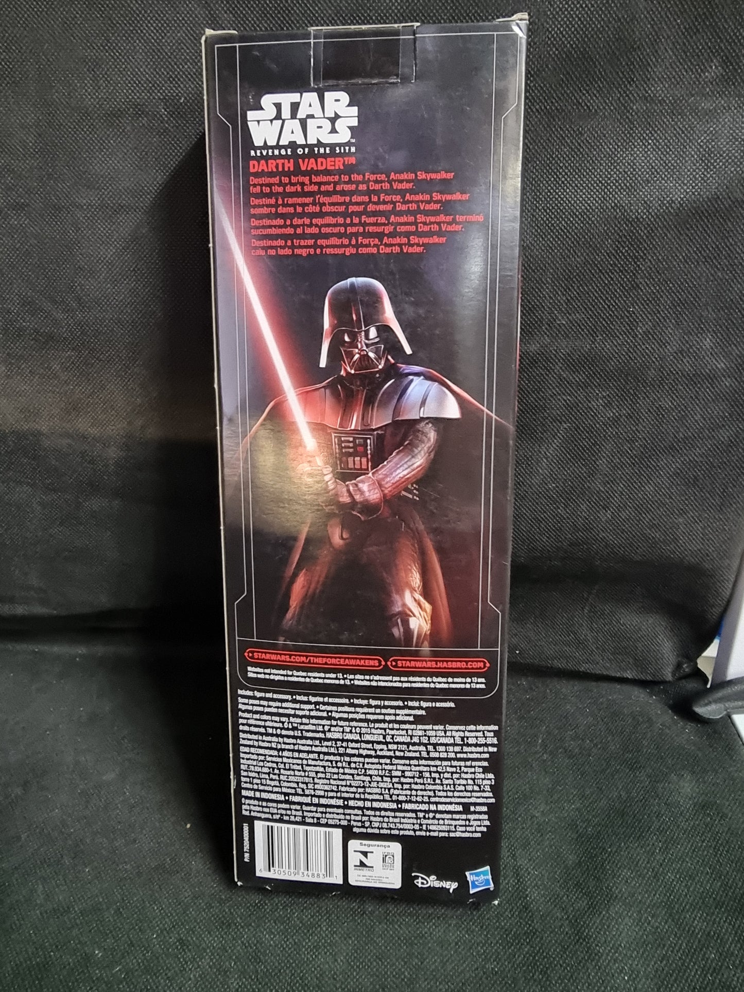 Star Wars Darth Vader Disney Hasbro Revenge Of The Sith 12" Action Figure