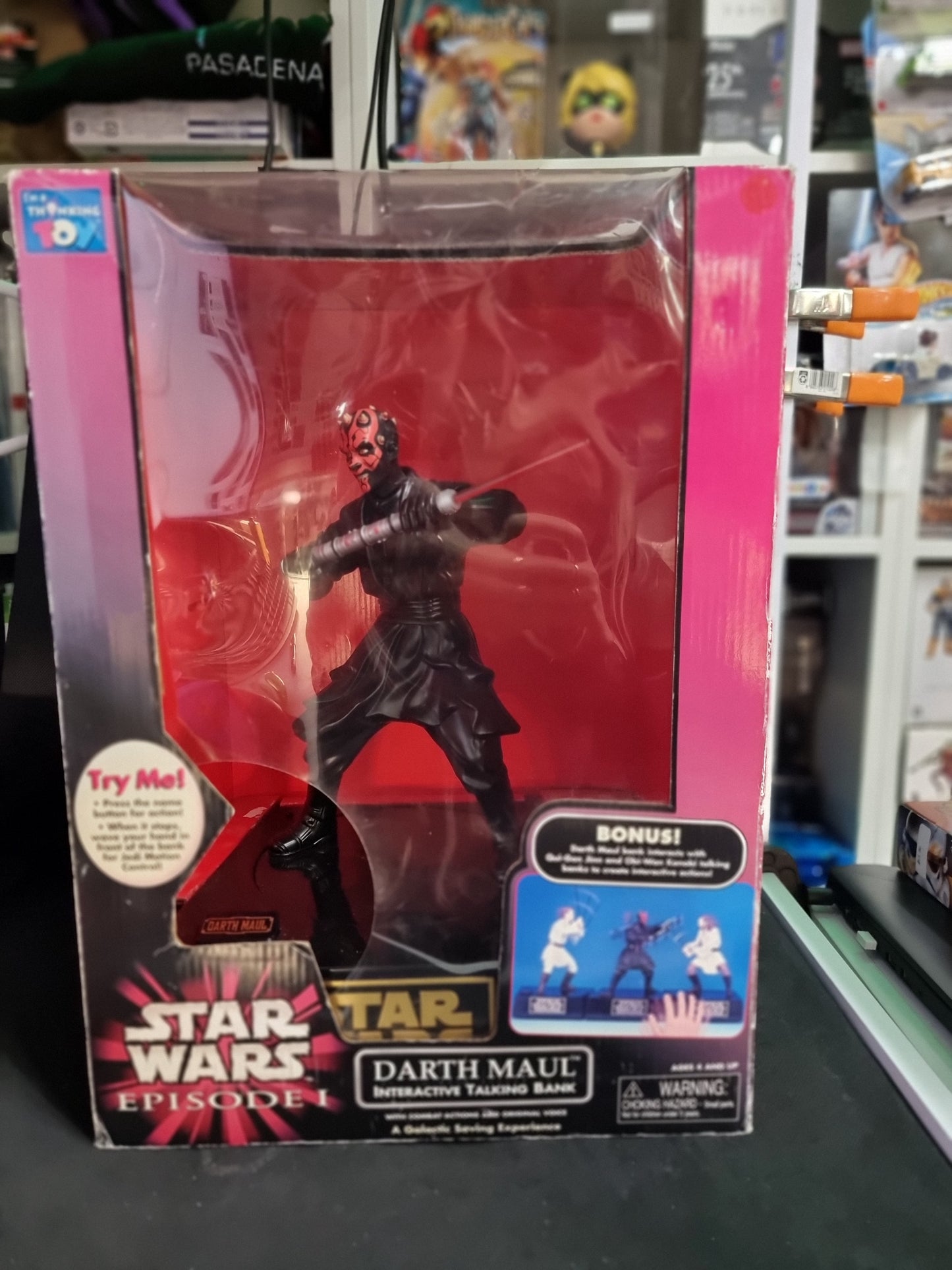 Star Wars Episode 1 Darth Maul Interactive Talking Bank