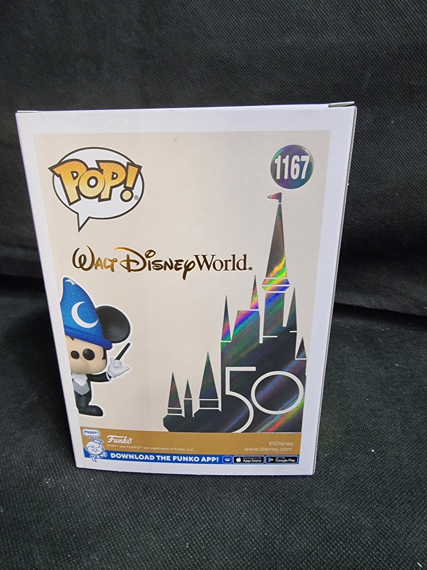 FUNKO POP WALT DISNEY WORLD 50 PHILHARMAGIC MICKEY MOUSE SPECIAL EDITION DIAMOND #1167
