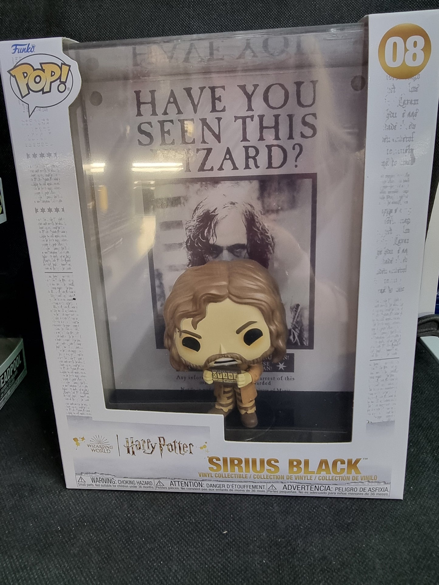 FUNKO POP HARRY POTTER SIRIUS BLACK #08 Captain Comics and Collectables Pty Ltd