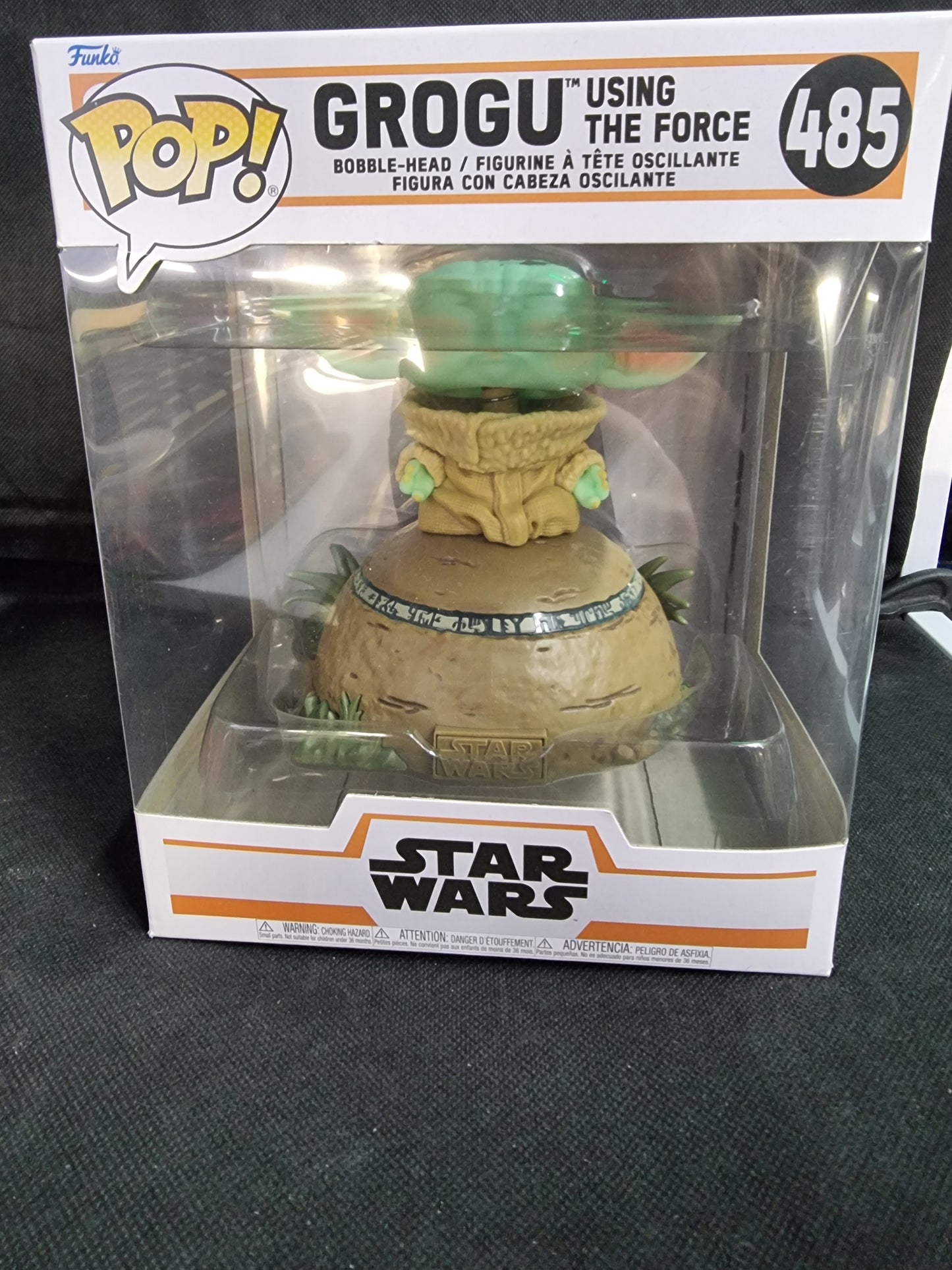 FUNKO POP STAR WARS GROGU USING THE FORCE #485