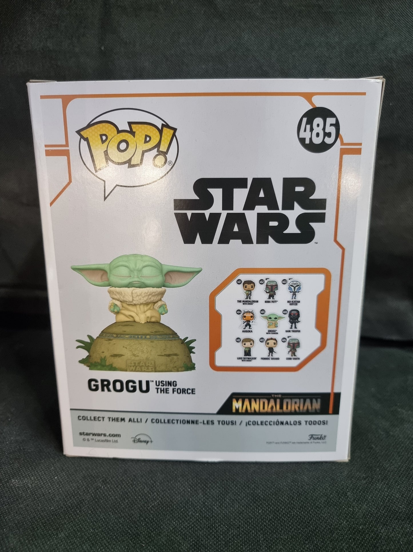 FUNKO POP STAR WARS GROGU USING THE FORCE #485