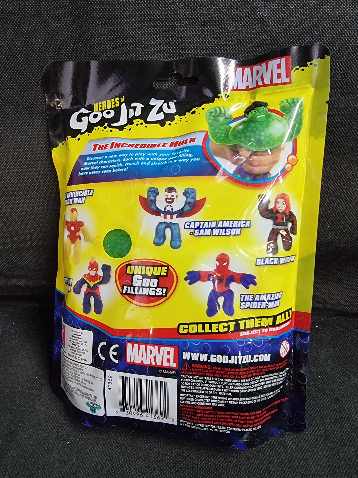 Heroes of Goo Jit Zu Marvel Hero Pack. The Incredible Hulk - Crunchy, 4.5-Inches