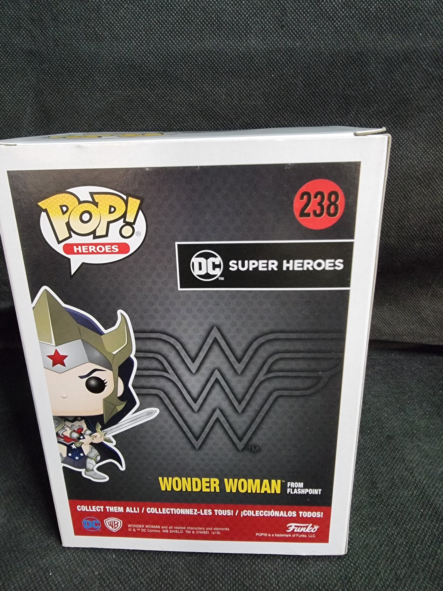 FUNKO POP DC SUPER HEROES WONDER WOMAN FROM FLASHPOINT # 238 Captain Comics and Collectables Pty Ltd