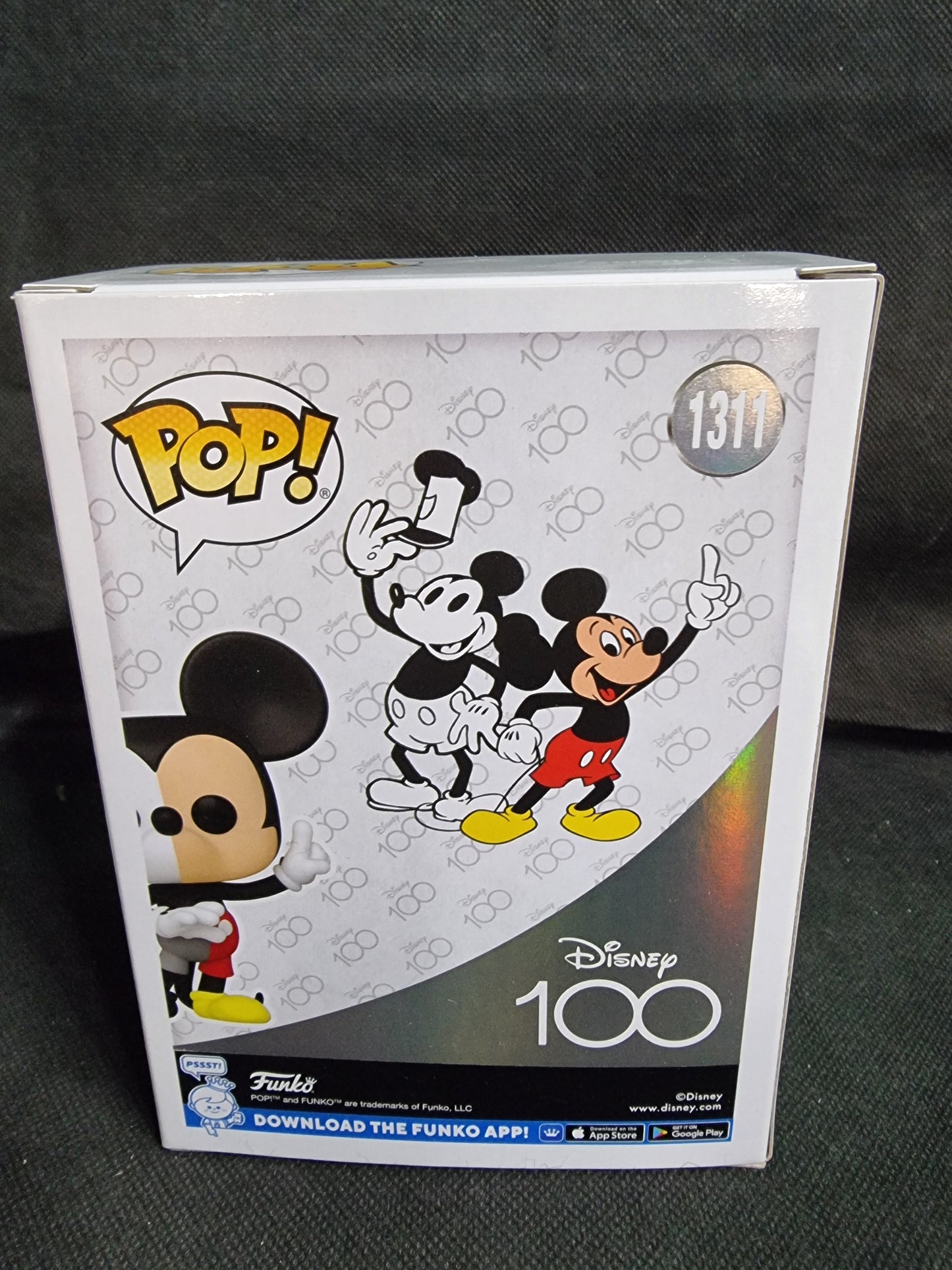 FUNKO POP DISNEY 100 MICKEY MOUSE SPECIAL EDITION #1311 Captain Comics and Collectables Pty Ltd