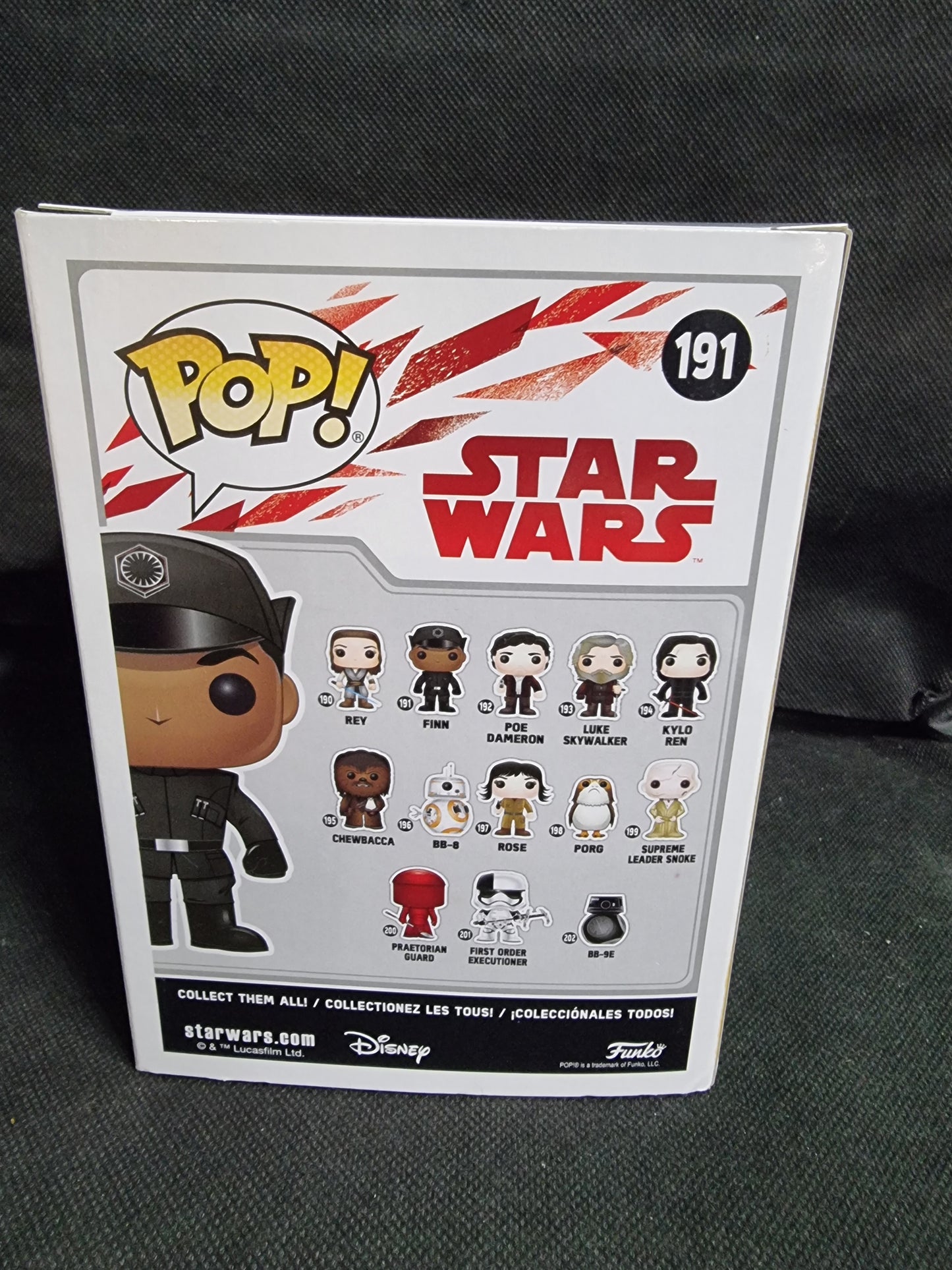 FUNKO POP STAR WARS FINN #191